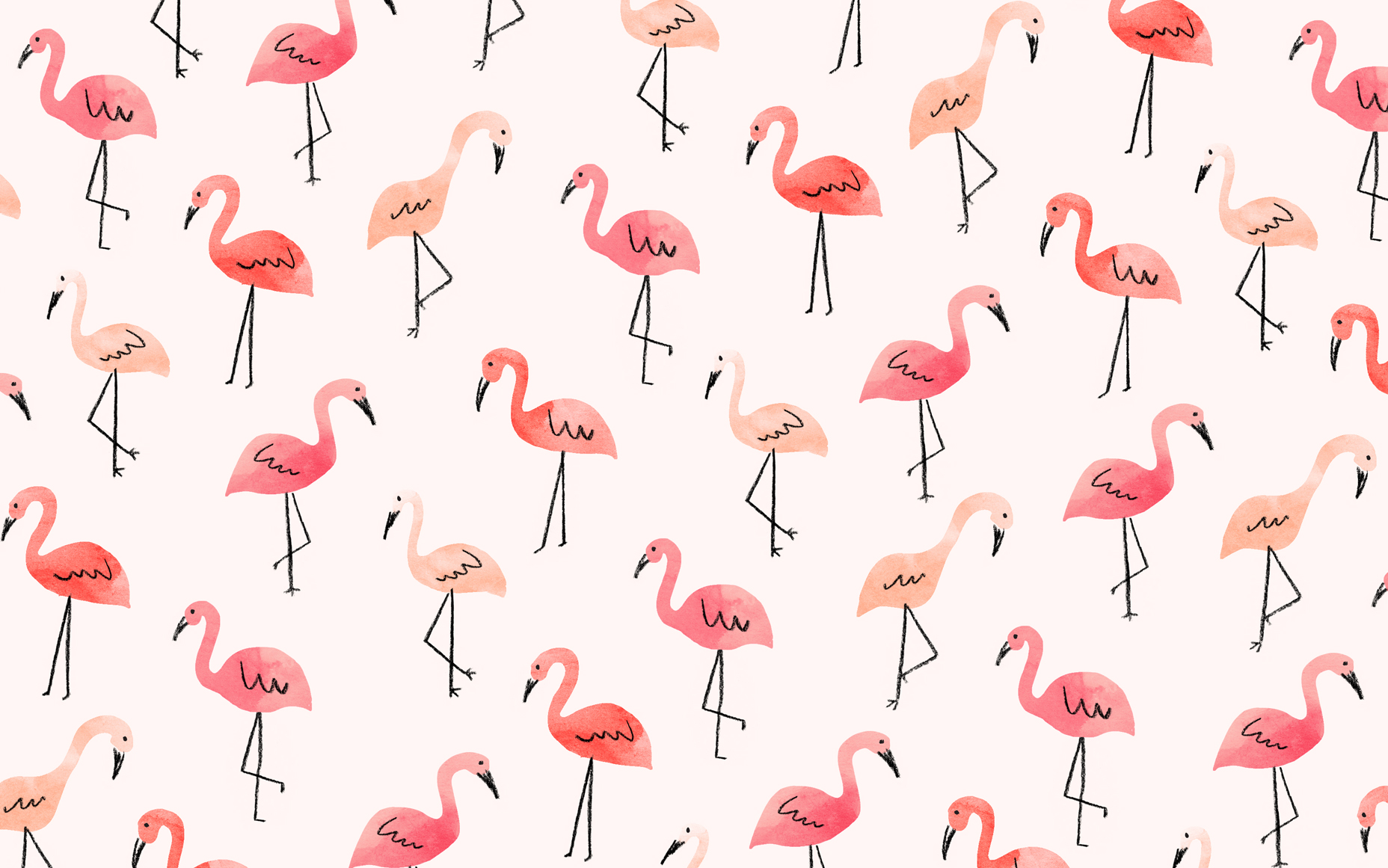Flamingo Wallpaper - Emoji Cute Wallpaper For Girl - HD Wallpaper 