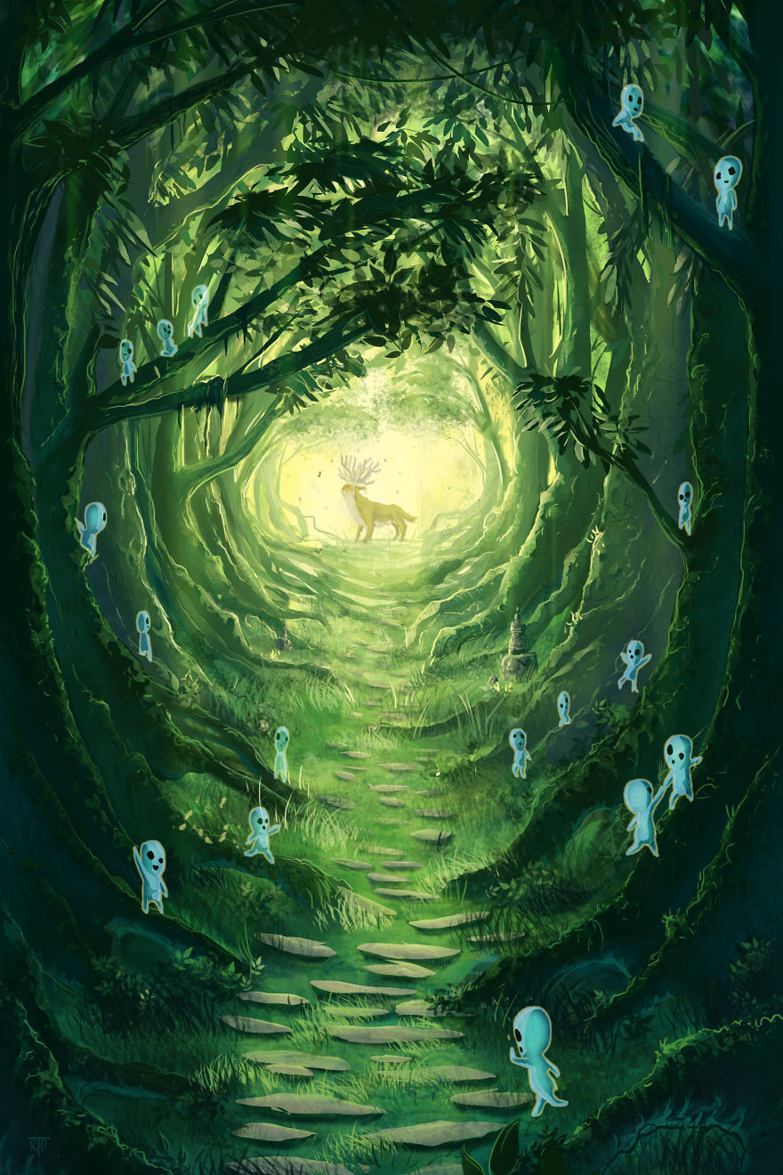 Princess Mononoke - Studio Ghibli Wallpaper Celular - HD Wallpaper 