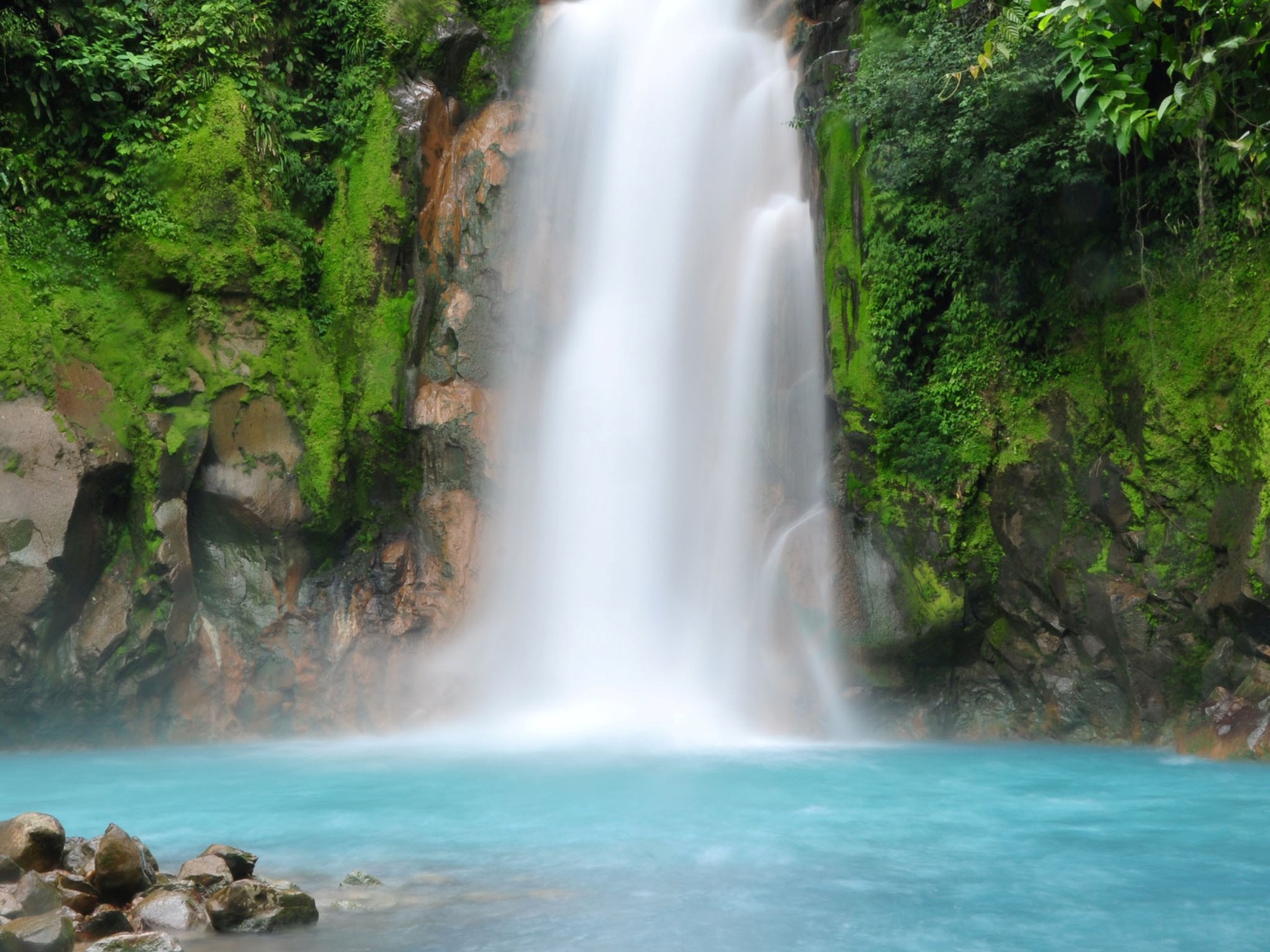 Waterfall Costa Rica - HD Wallpaper 