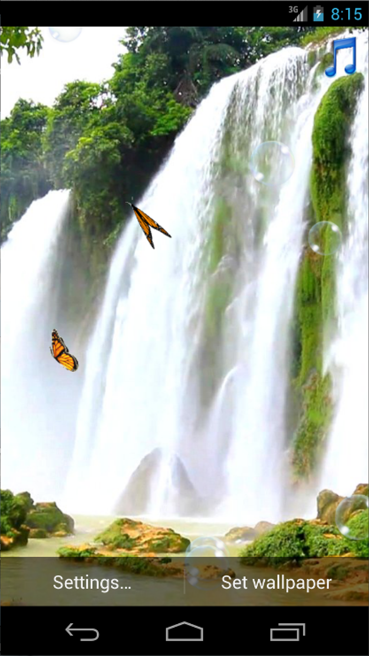Водопад Движущиеся Картинки - HD Wallpaper 