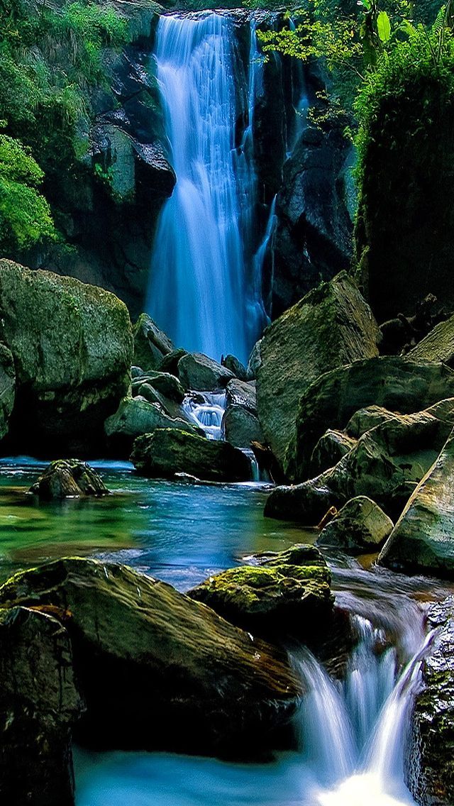 Take The Unique Waterfalls Live Wallpaper - Nature Wallpaper Hd For Mobile  1080p - 640x1136 Wallpaper 