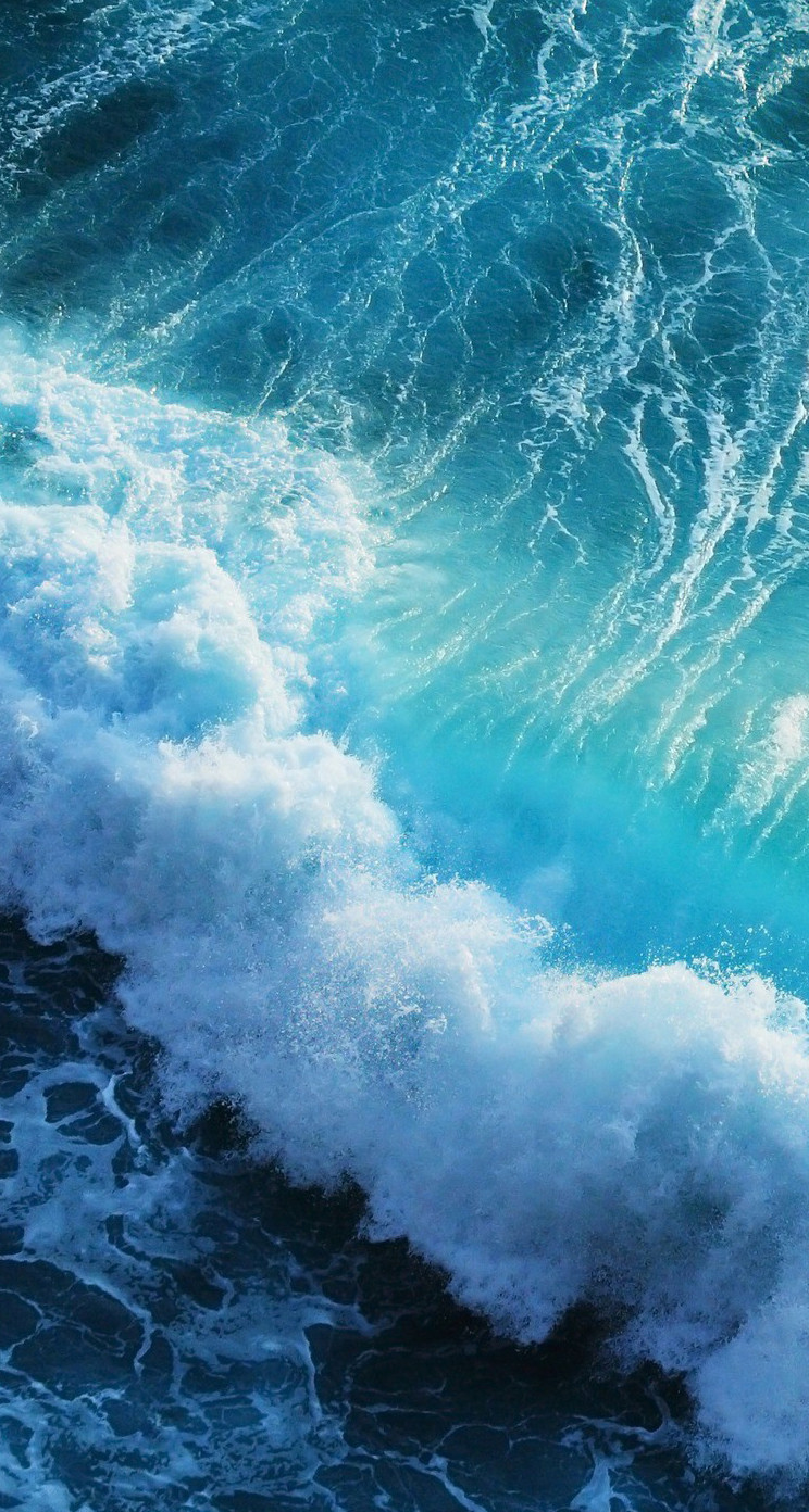 Live Ocean Wave Iphone Wallpaper - Live Wallpaper Iphone 8 Plus - HD Wallpaper 