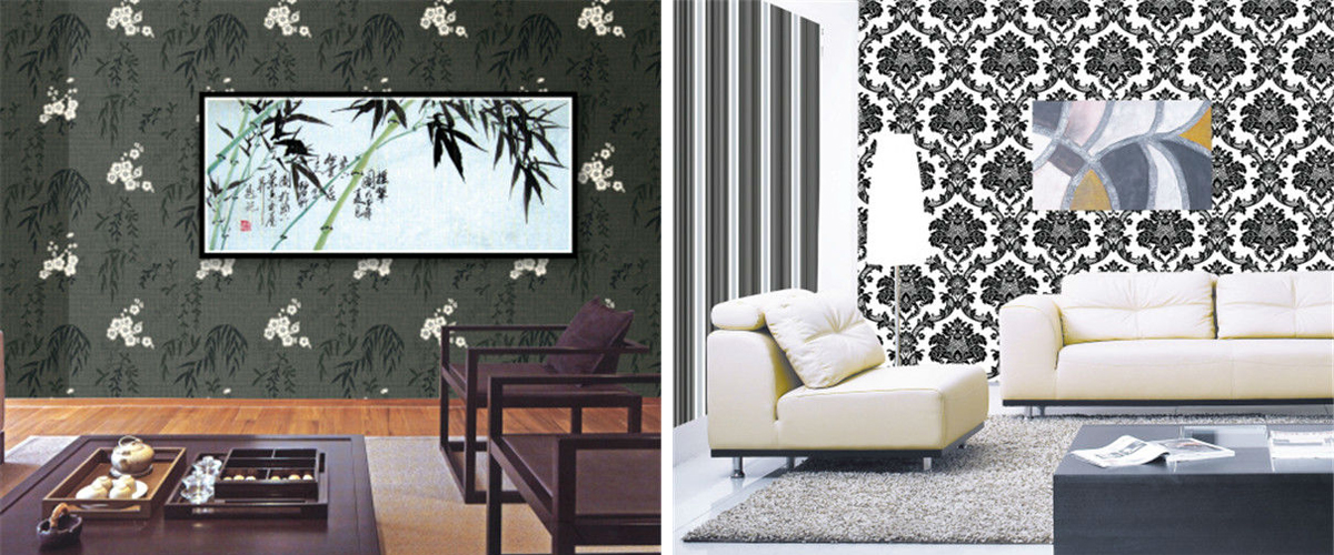 2017hot Sale Contemporary Wall Heat Covers Vinyl Wallpaper - Living Room - HD Wallpaper 