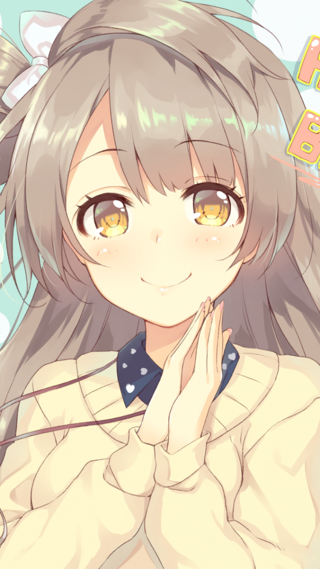 Love Live, Minami Kotori, Smiling, Birthday - Kotori Minami Wallpaper Android - HD Wallpaper 