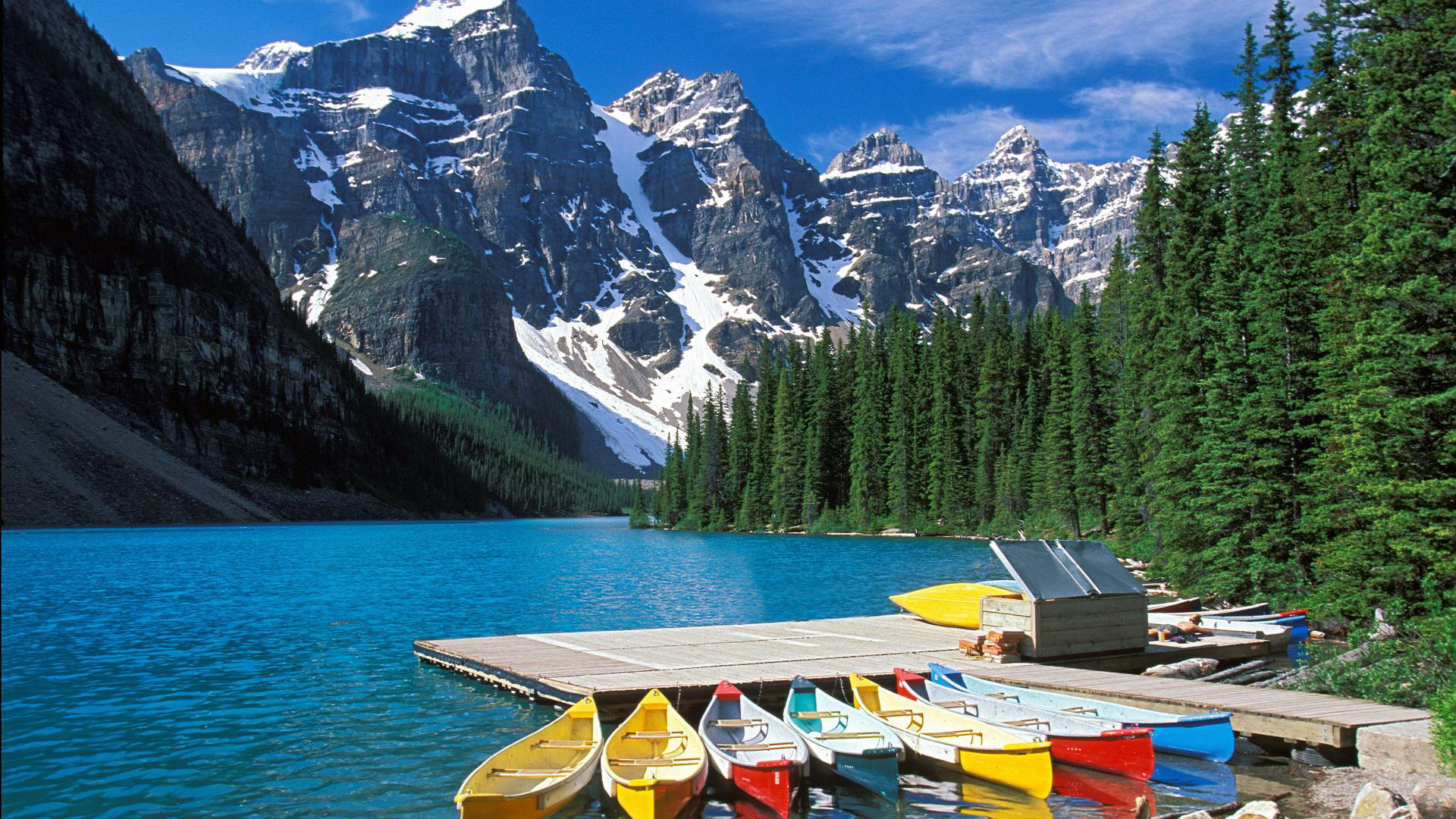 Moraine Lake - HD Wallpaper 