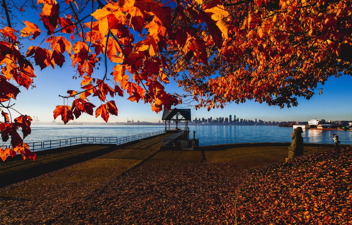 Photo Wallpaper Autumn, Canada, Vancouver, Canada, - Canada Wallpaper Autumn - HD Wallpaper 