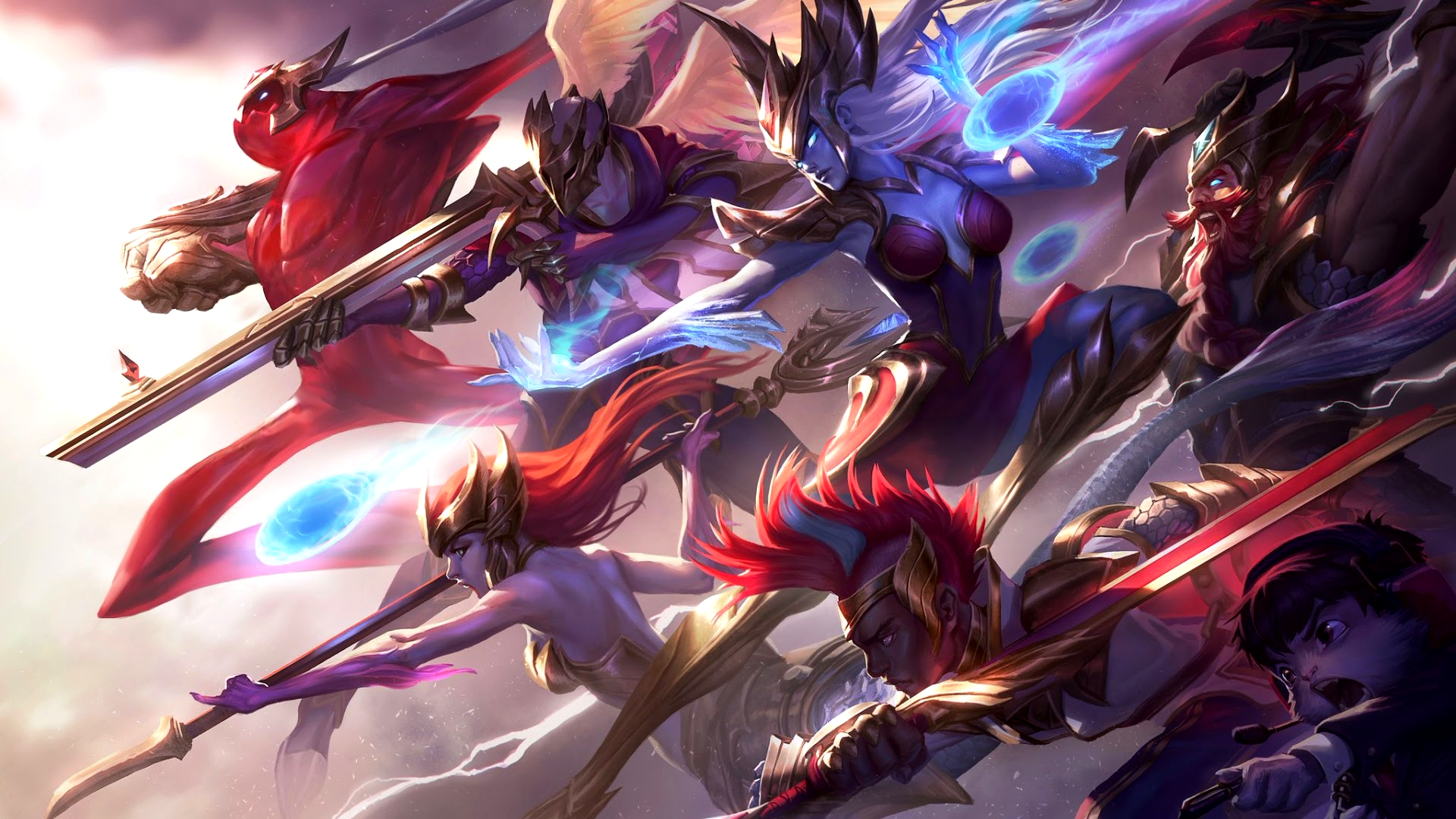 Skt T1 Skins 2017 Splash Art - HD Wallpaper 