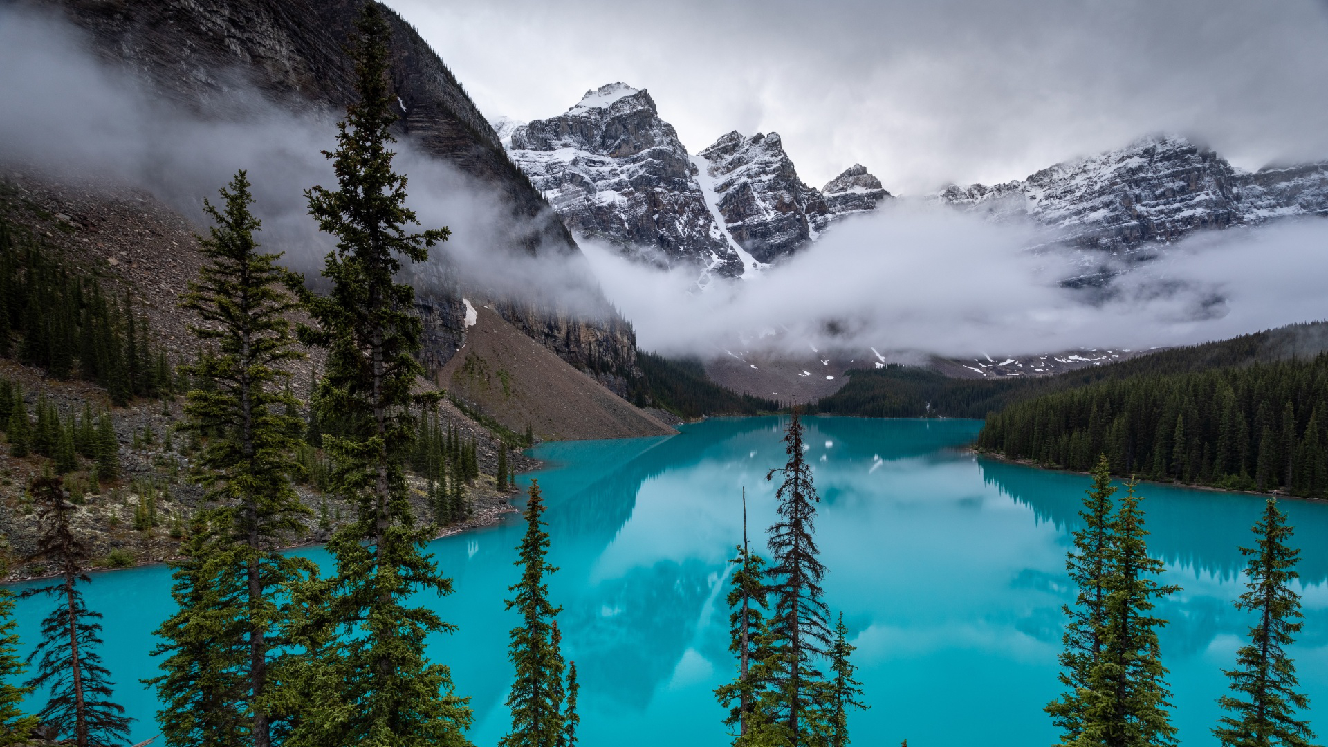 Moraine Lake - HD Wallpaper 