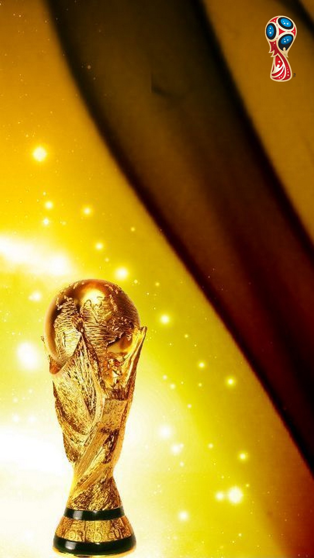 Iphone Wallpaper Hd Fifa World Cup With Resolution - Original World Cup Football Trophy - HD Wallpaper 