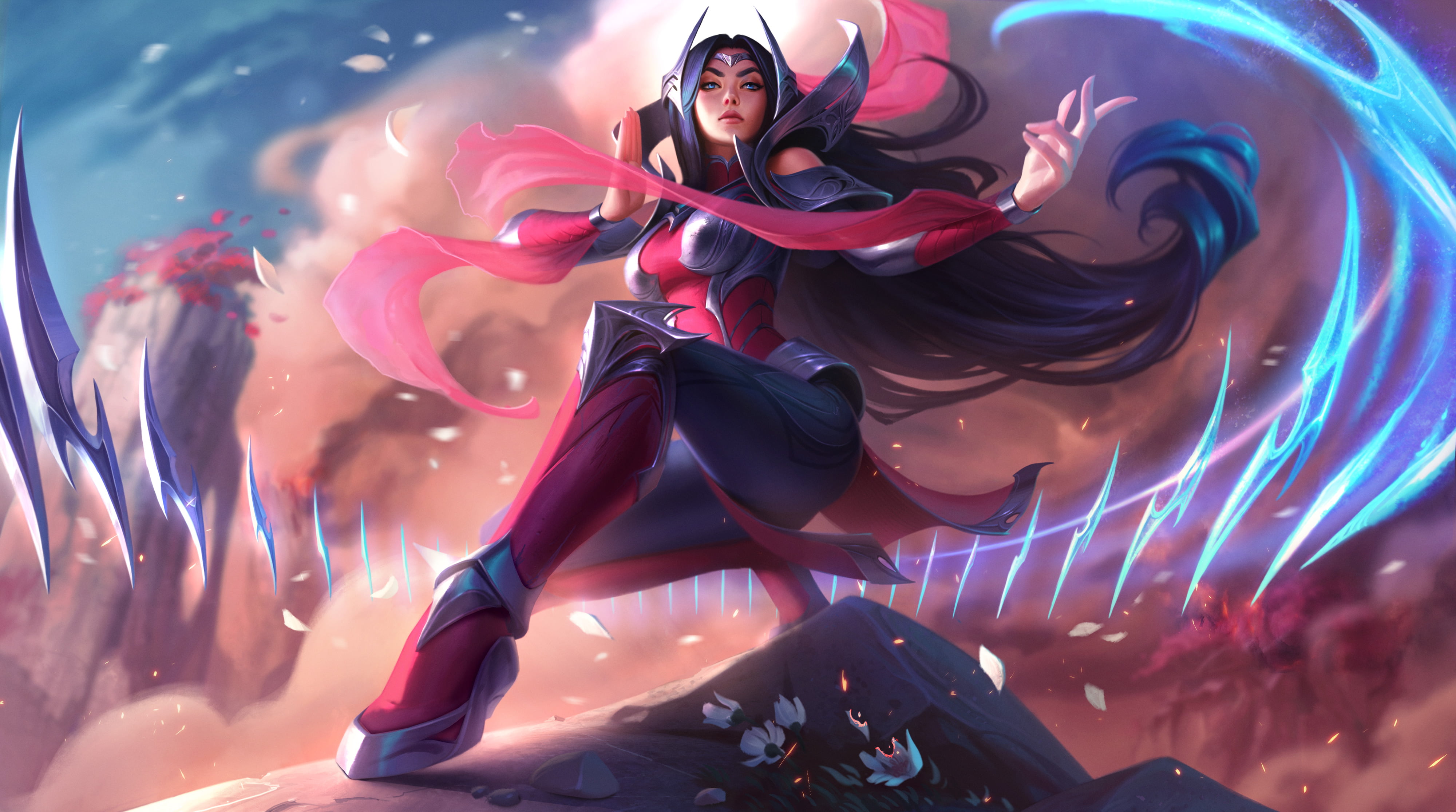 League Of Legends Irelia Art - HD Wallpaper 