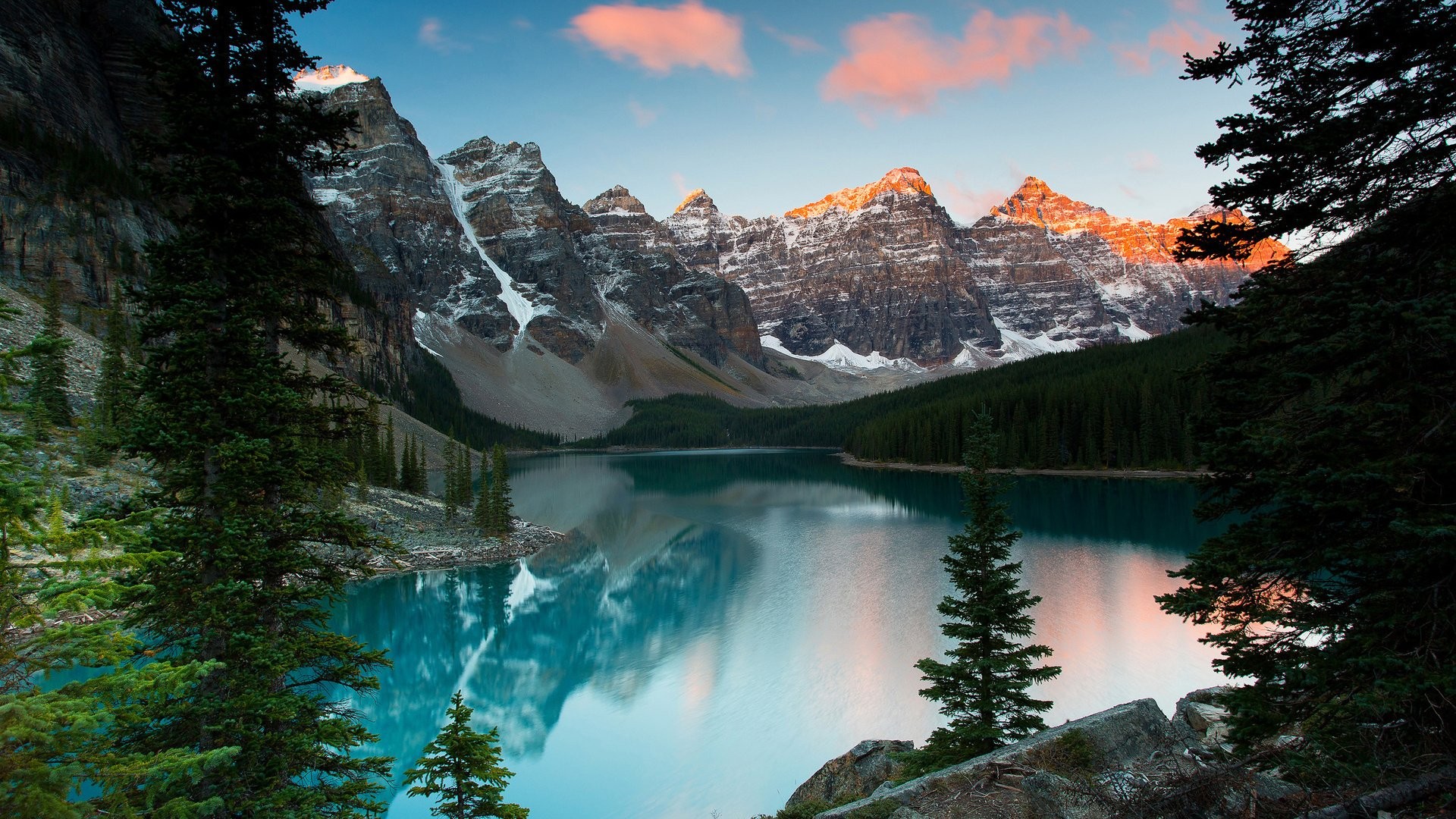 Mac Wallpaper, Mountain,alberta, Fresh, Canada, High - Moraine Lake - HD Wallpaper 