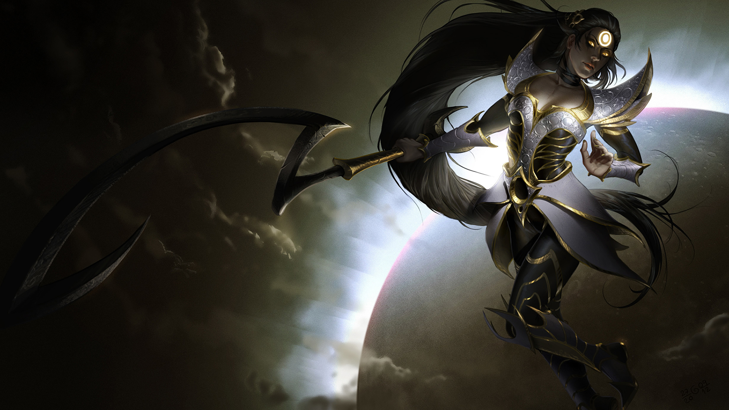 League Of Legends Eclipse Diana By Gisalmeida Wallpaper - Eclipse Diana - HD Wallpaper 