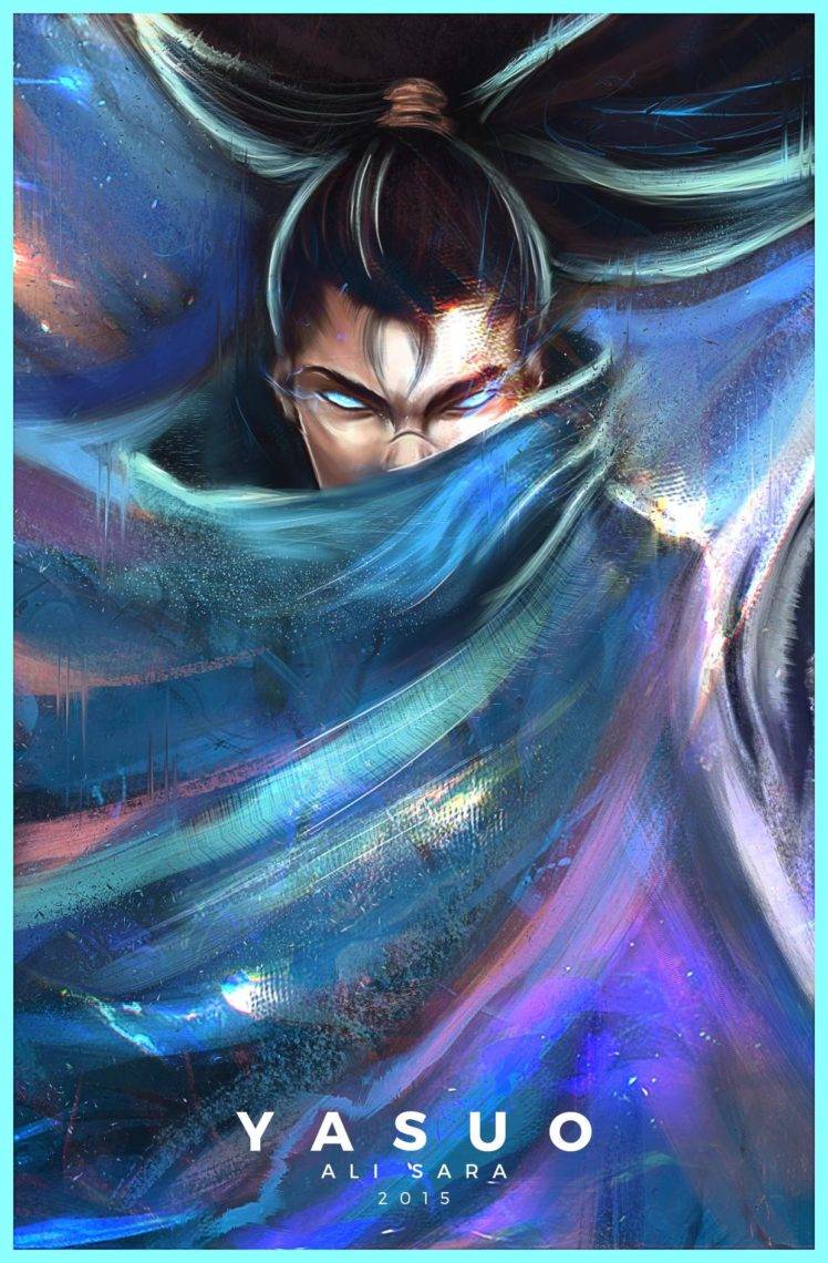 Yasuo Painting - HD Wallpaper 