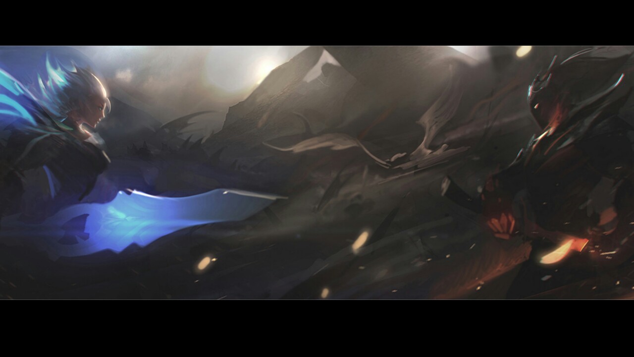 Riven Dawnbringer And Yasuo Nightbringer - HD Wallpaper 