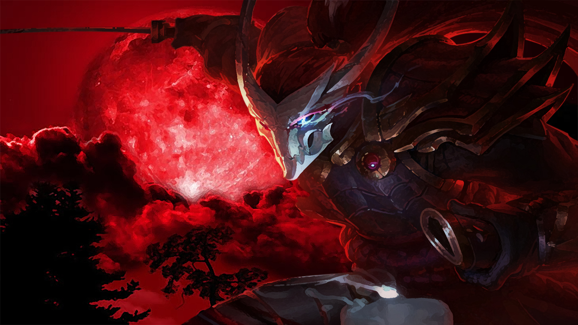 Yasuobm - Blood Moon Yasuo - HD Wallpaper 