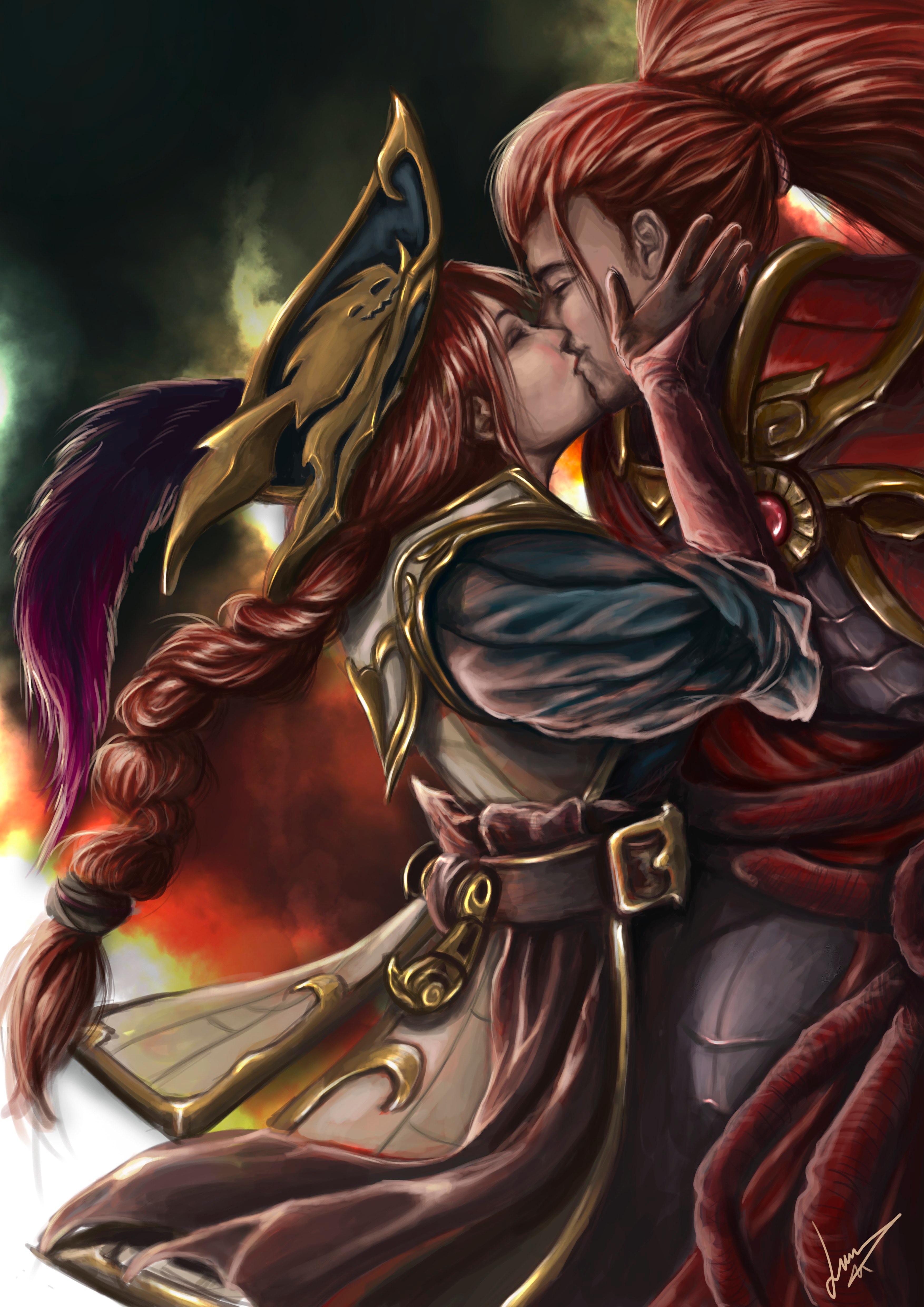 Yasuo And Miss Fortune - HD Wallpaper 