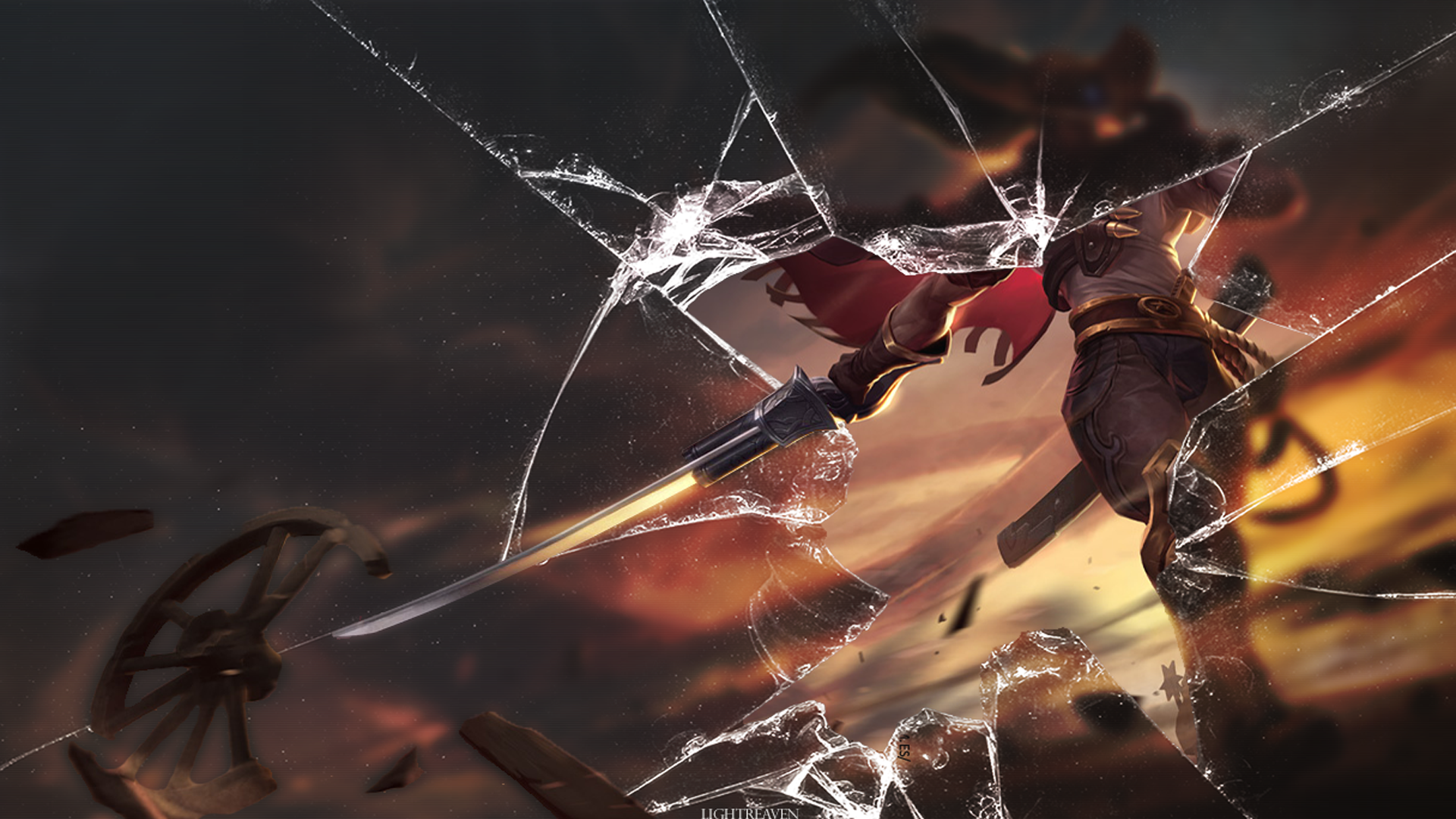 High Noon Yasuo Original - HD Wallpaper 