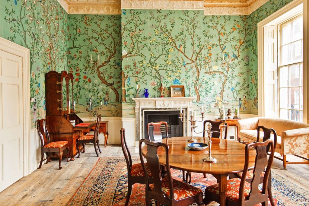Dining Room Wallpaper Idea - HD Wallpaper 