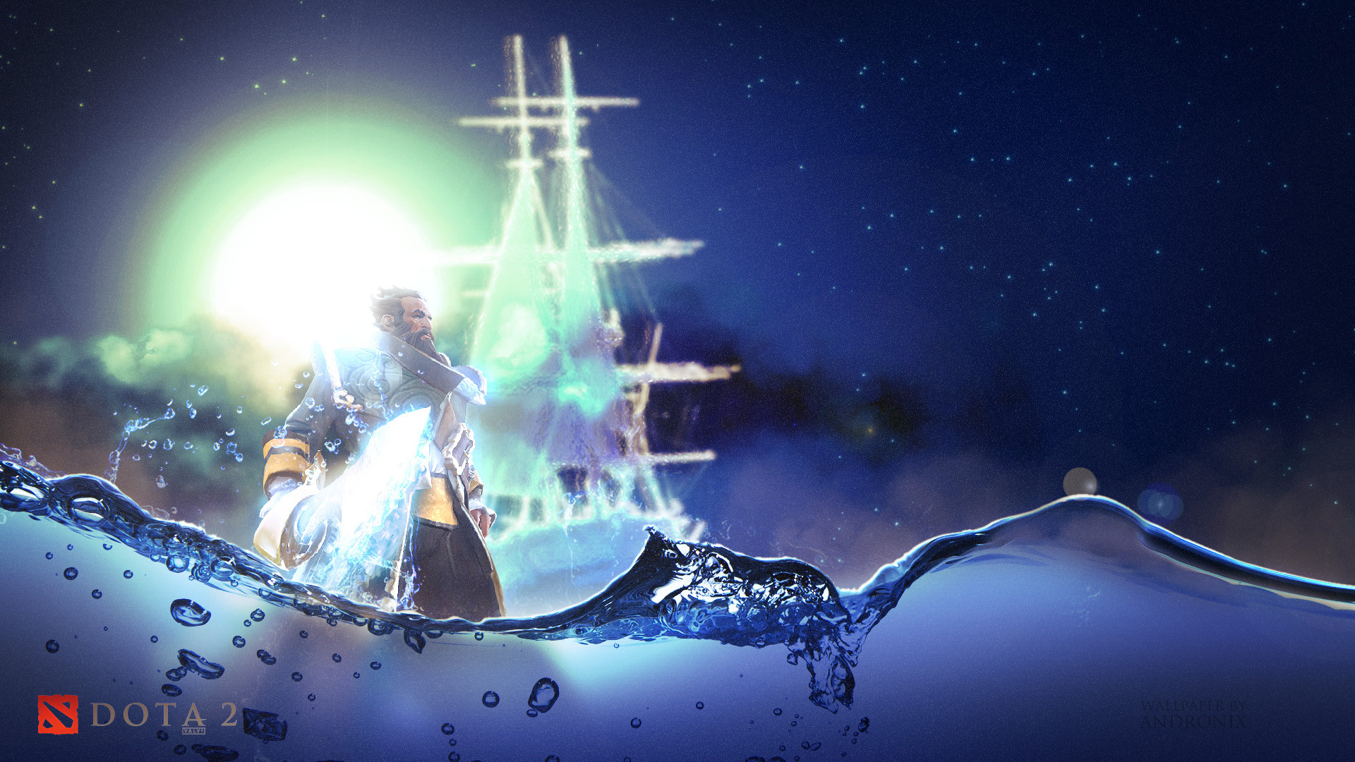 Gambar Wallpaper Bunga Sakura Jepang Cantik Kata Kata - Dota 2 Heroes Kunkka - HD Wallpaper 