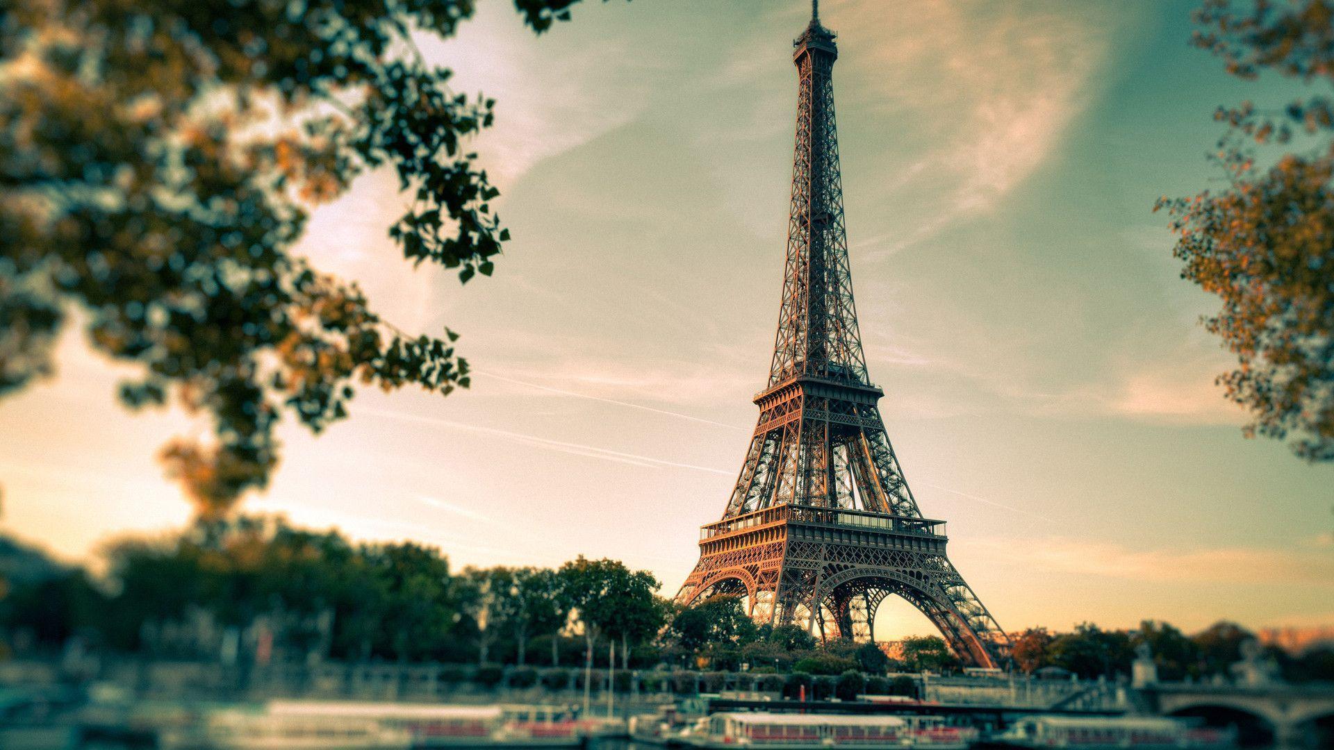 Paris City Hd Wallpapers - Eiffel Tower - HD Wallpaper 