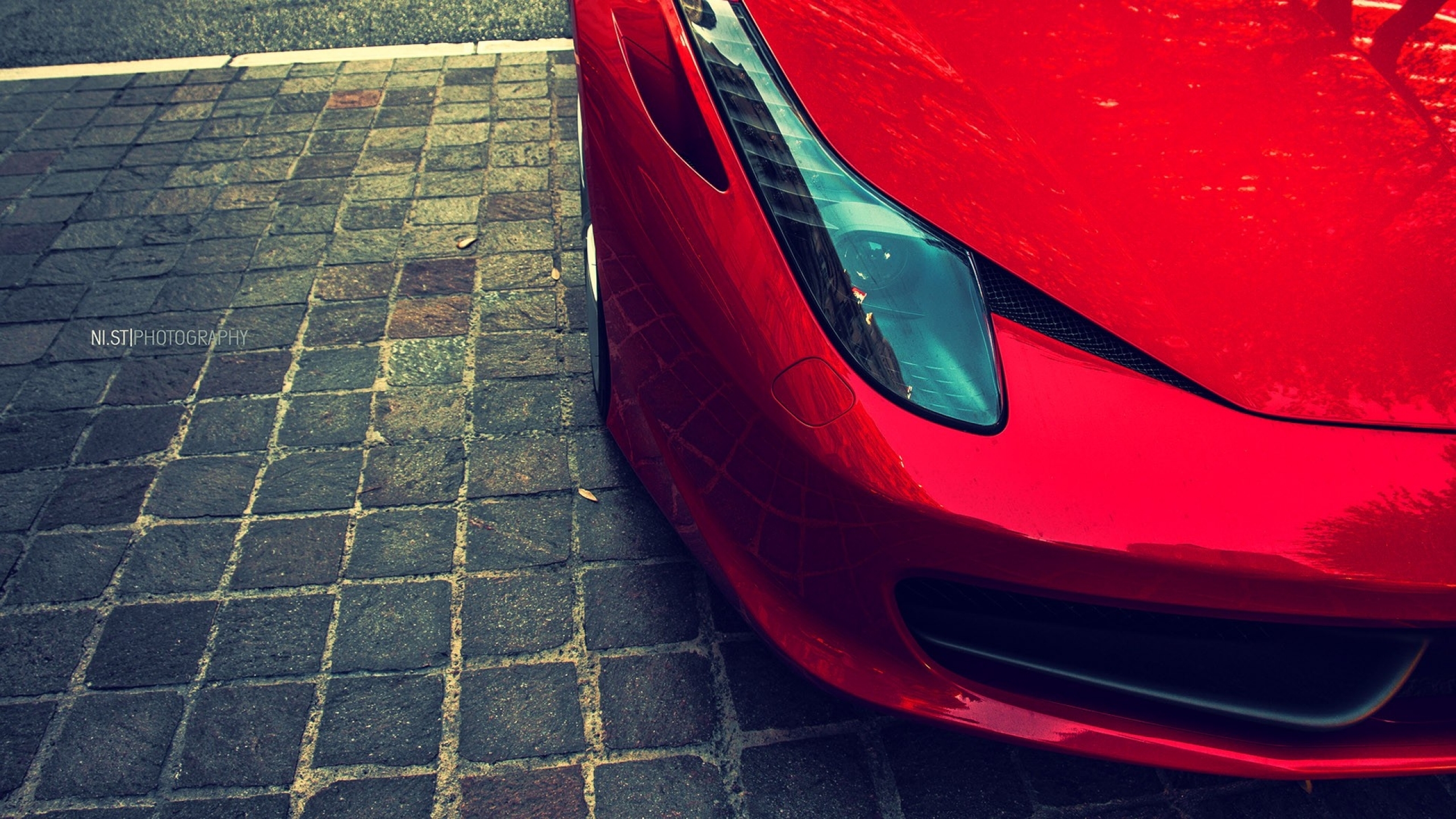 Ferrari Headlight - 16k Wallpaper Ultra Hd - HD Wallpaper 