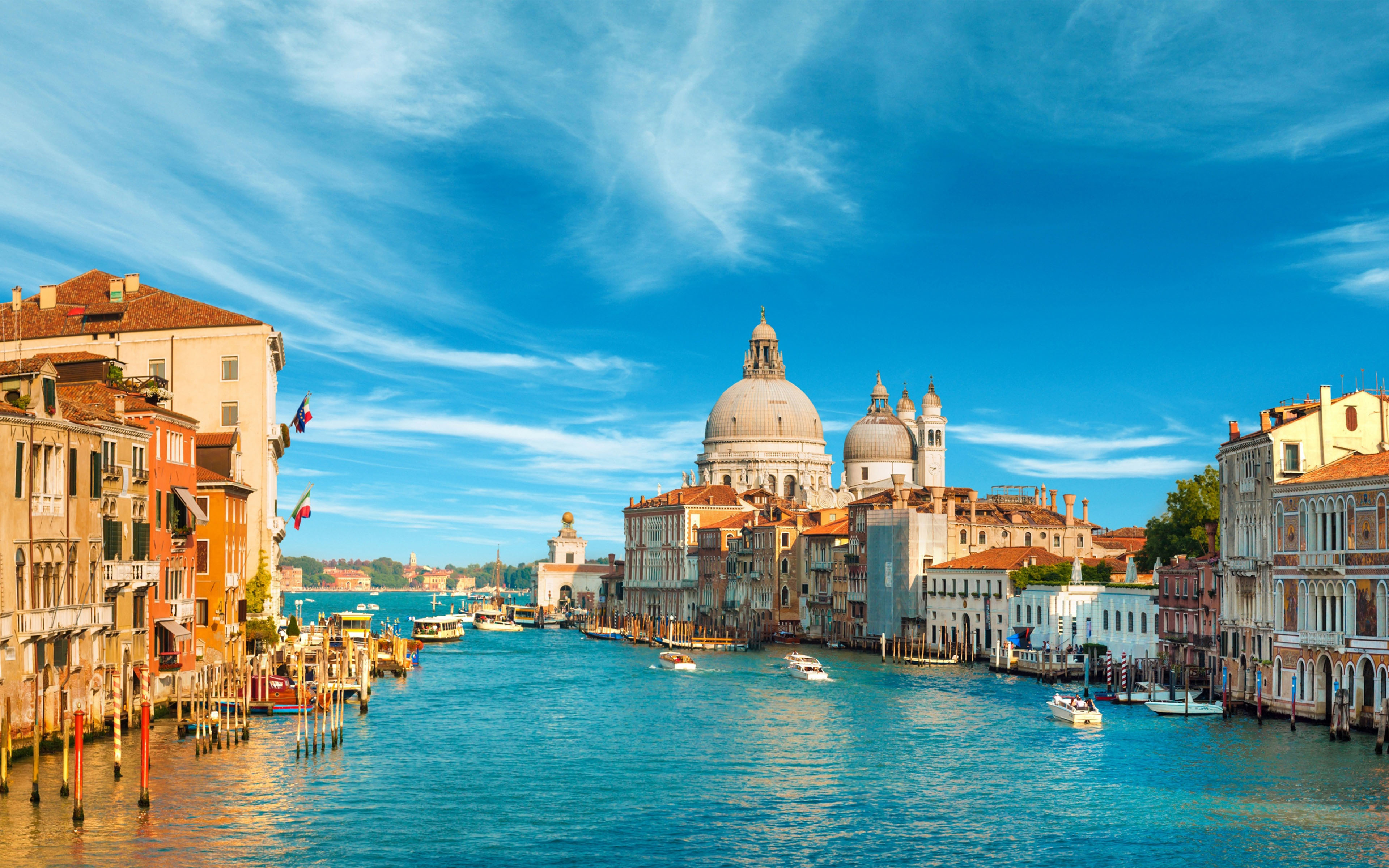 Grand Canal Venice Italy 4k Hd Wallpaper Wallpapersby - Venice Hd - HD Wallpaper 