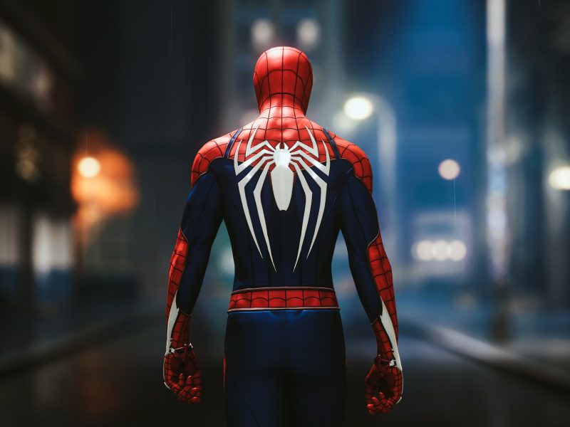 Spider-man Advanced Suit 4k Ultra Hd Wallpaper - Spiderman Ps4 Wallpaper Hd - HD Wallpaper 