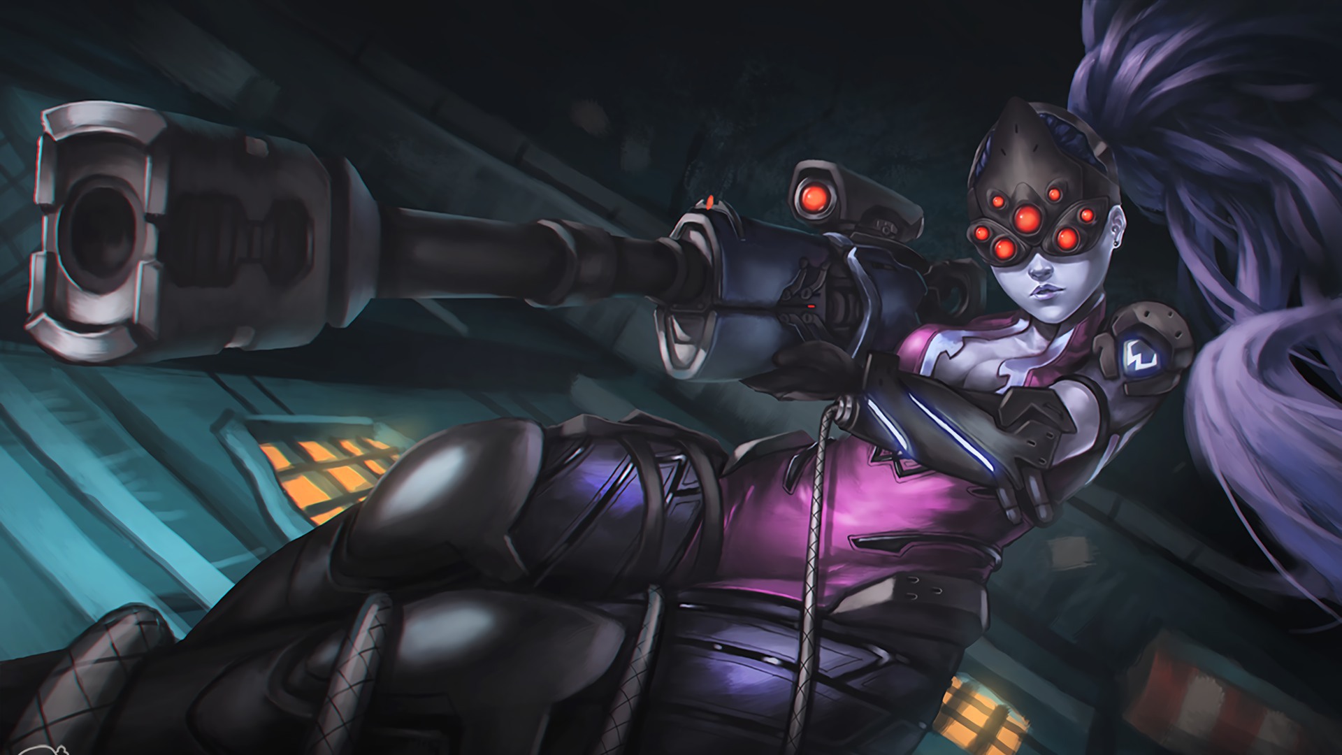 Overwatch Widowmaker Wallpaper Hd - HD Wallpaper 