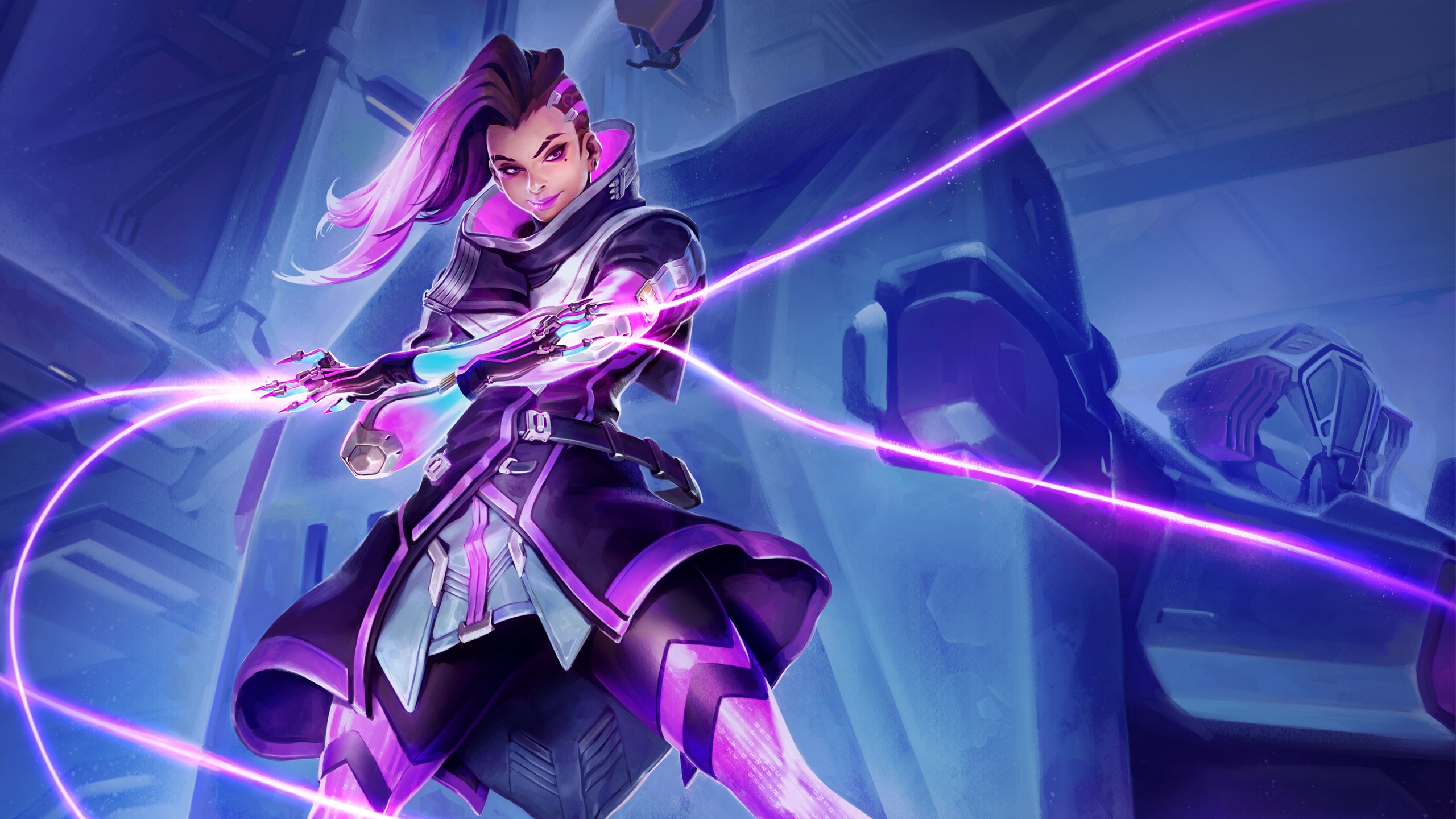 Wallpaper Sombra, Overwatch, Hacker - Overwatch Wallpaper 1920x1080 Sombra - HD Wallpaper 