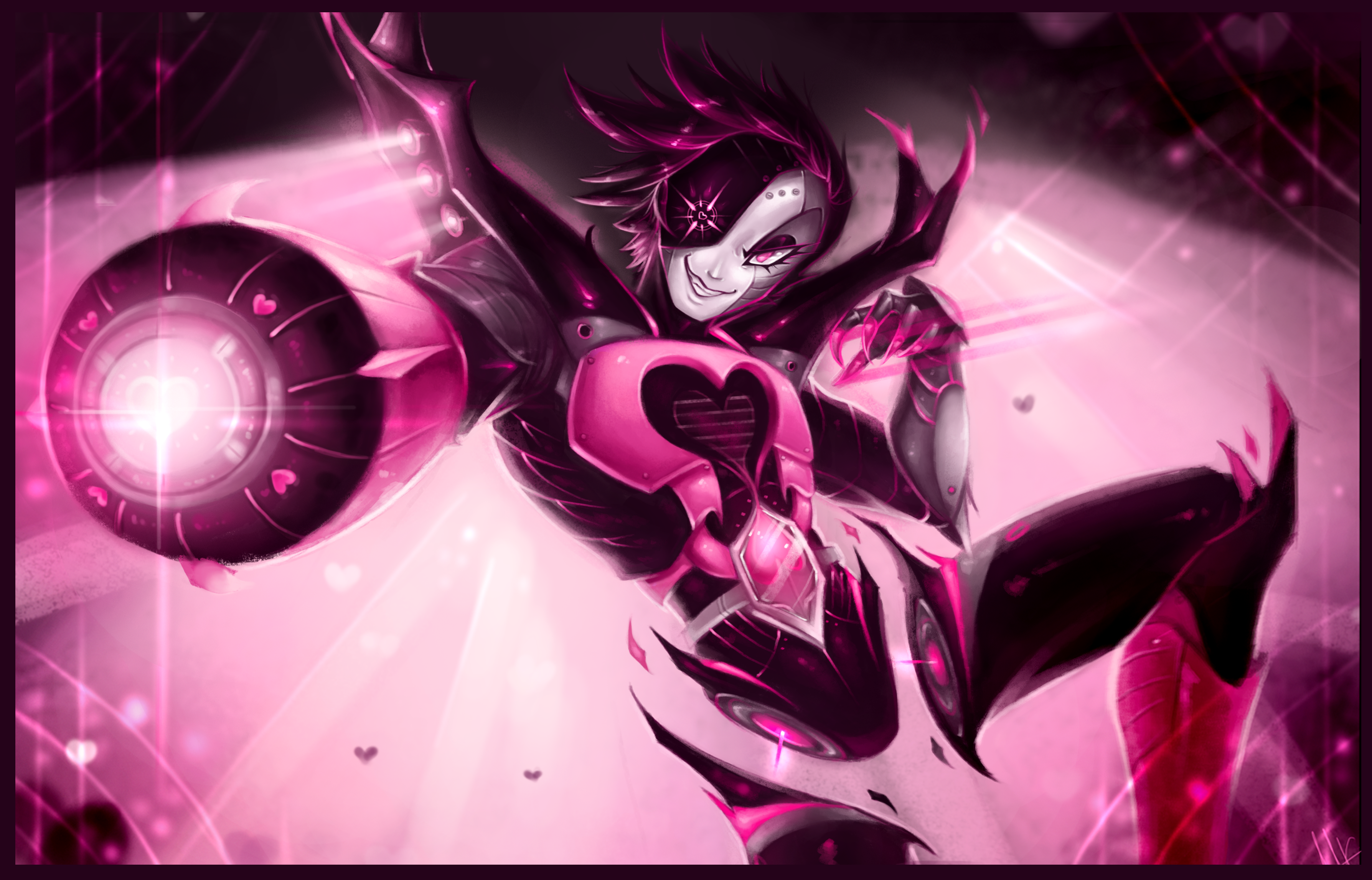 Undertale Background Mettaton - Mettaton Neo - HD Wallpaper 