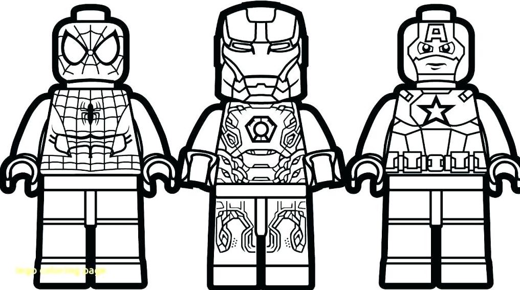 Lego Avengers Colouring Pages - HD Wallpaper 