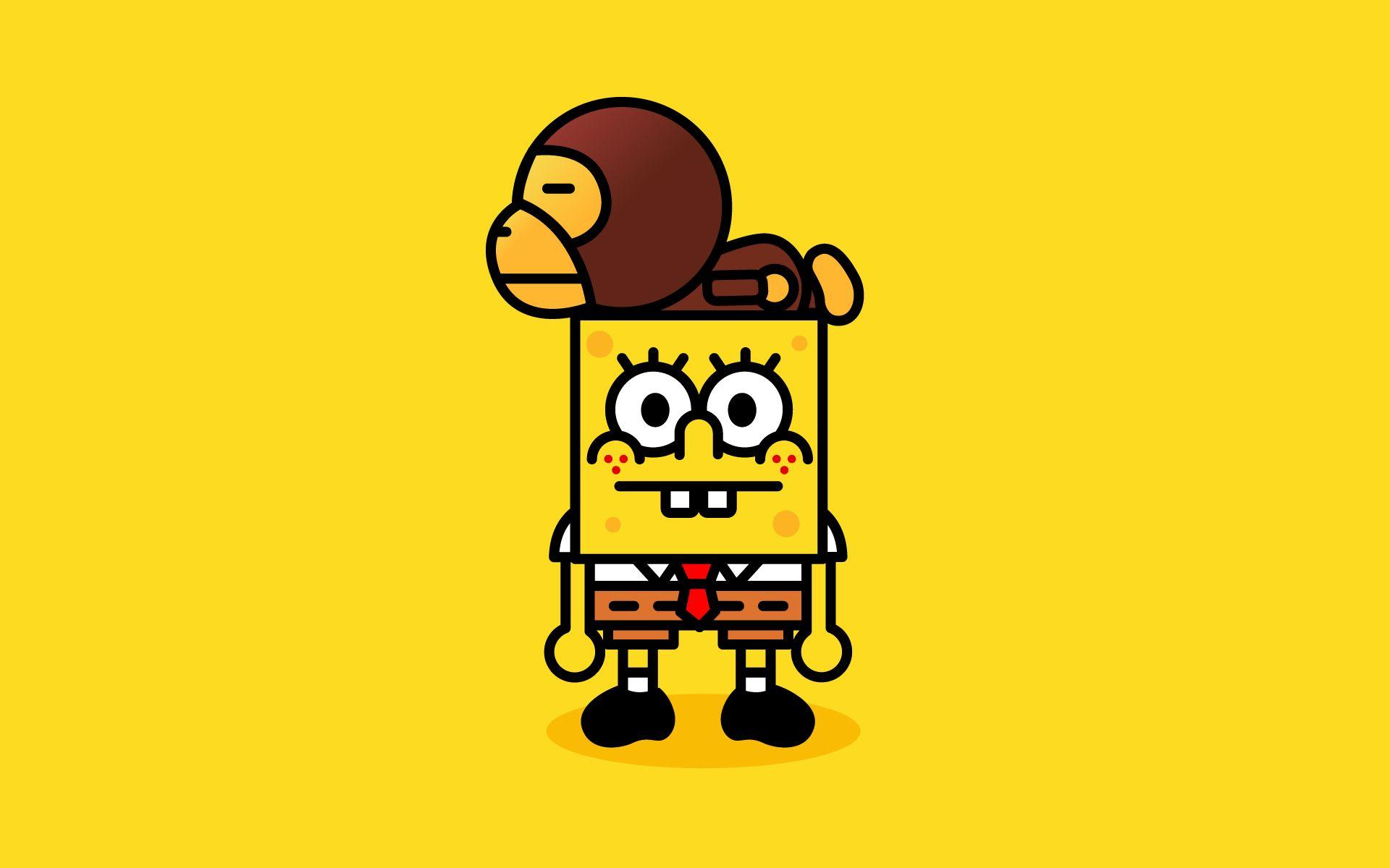 Banana Wallpapers - Bob Esponja Fondo De Pantalla - HD Wallpaper 