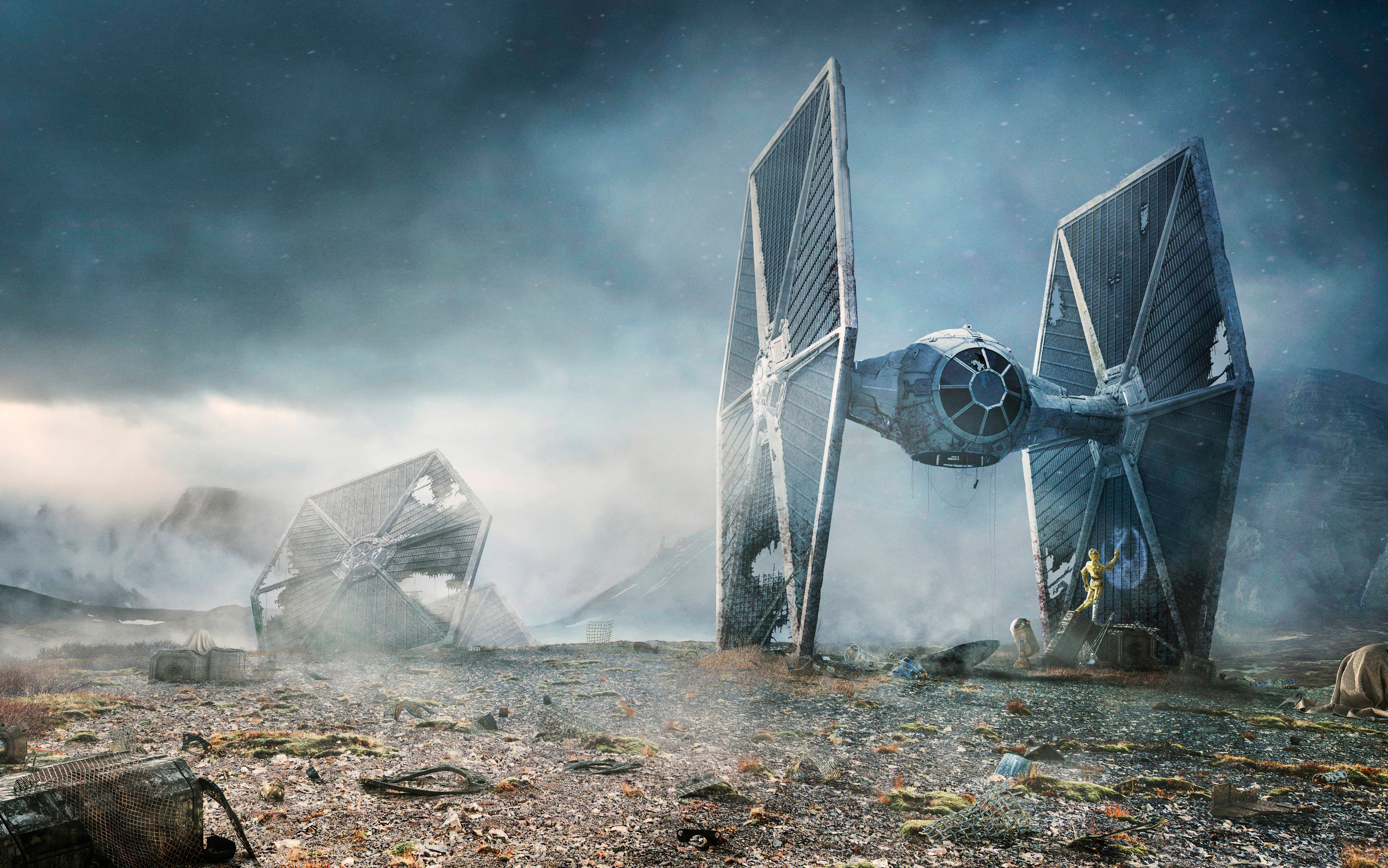 Tie Fighter Star Wars 5k Wallpapers - Star Wars Wallpaper 5k - HD Wallpaper 