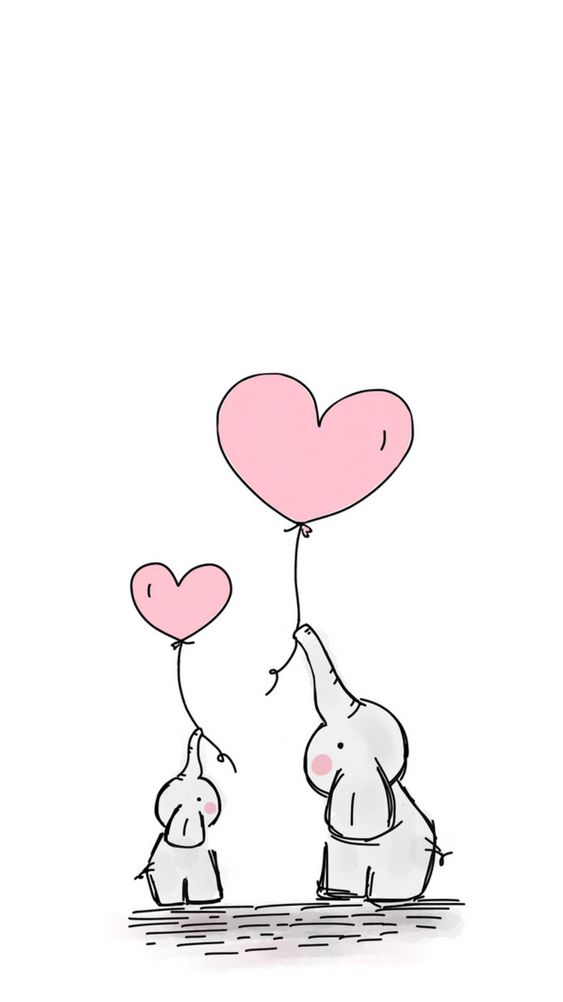 Papel De Parede Para Celular Backgrounds, Cute, Funny, - Elephant Cute - HD Wallpaper 