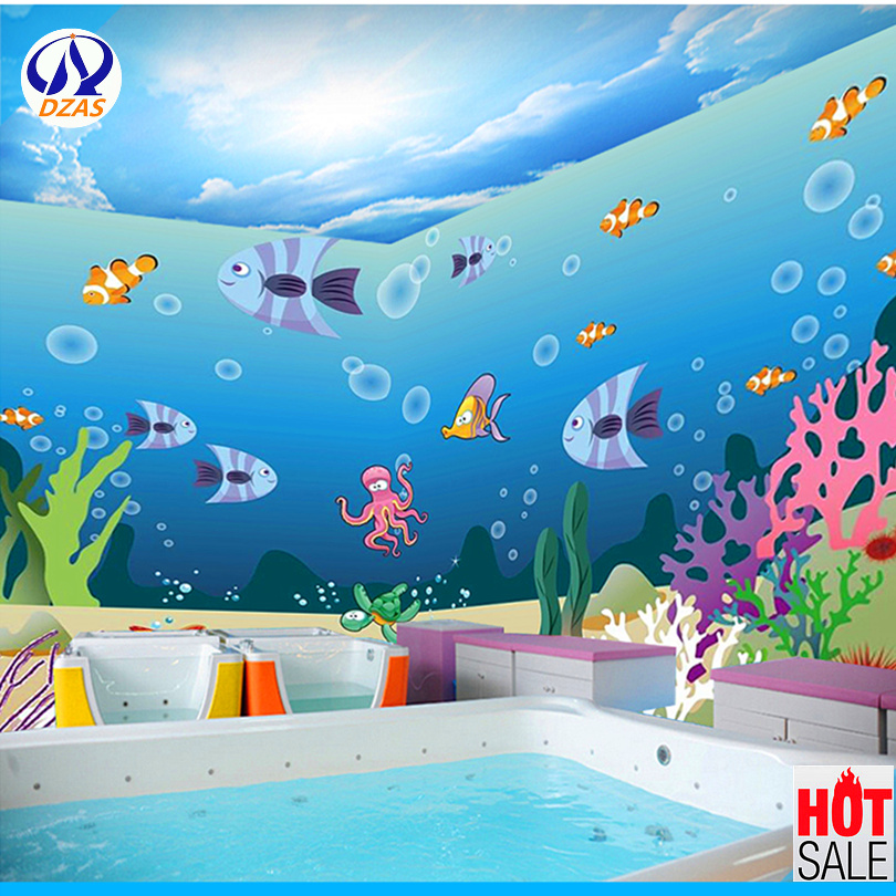 Swimming Pool Mural Kids - HD Wallpaper 