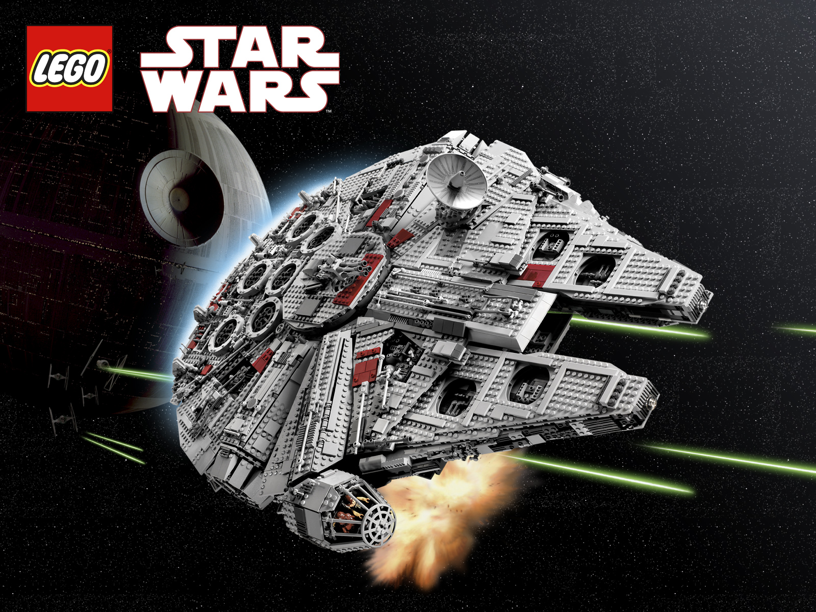 Lego Star Wars Wallpaper Full Hd Knight,, Return - Star Plan Millenium Falcon - HD Wallpaper 