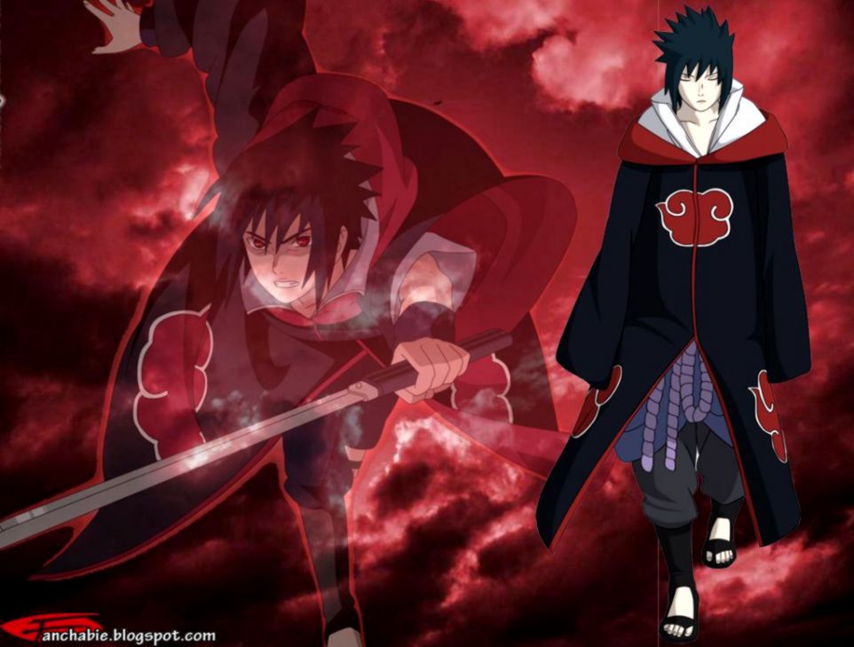 Uchiha Sasuke Akatsuki Wallpapers Wallpaper Cave - My World - HD Wallpaper 