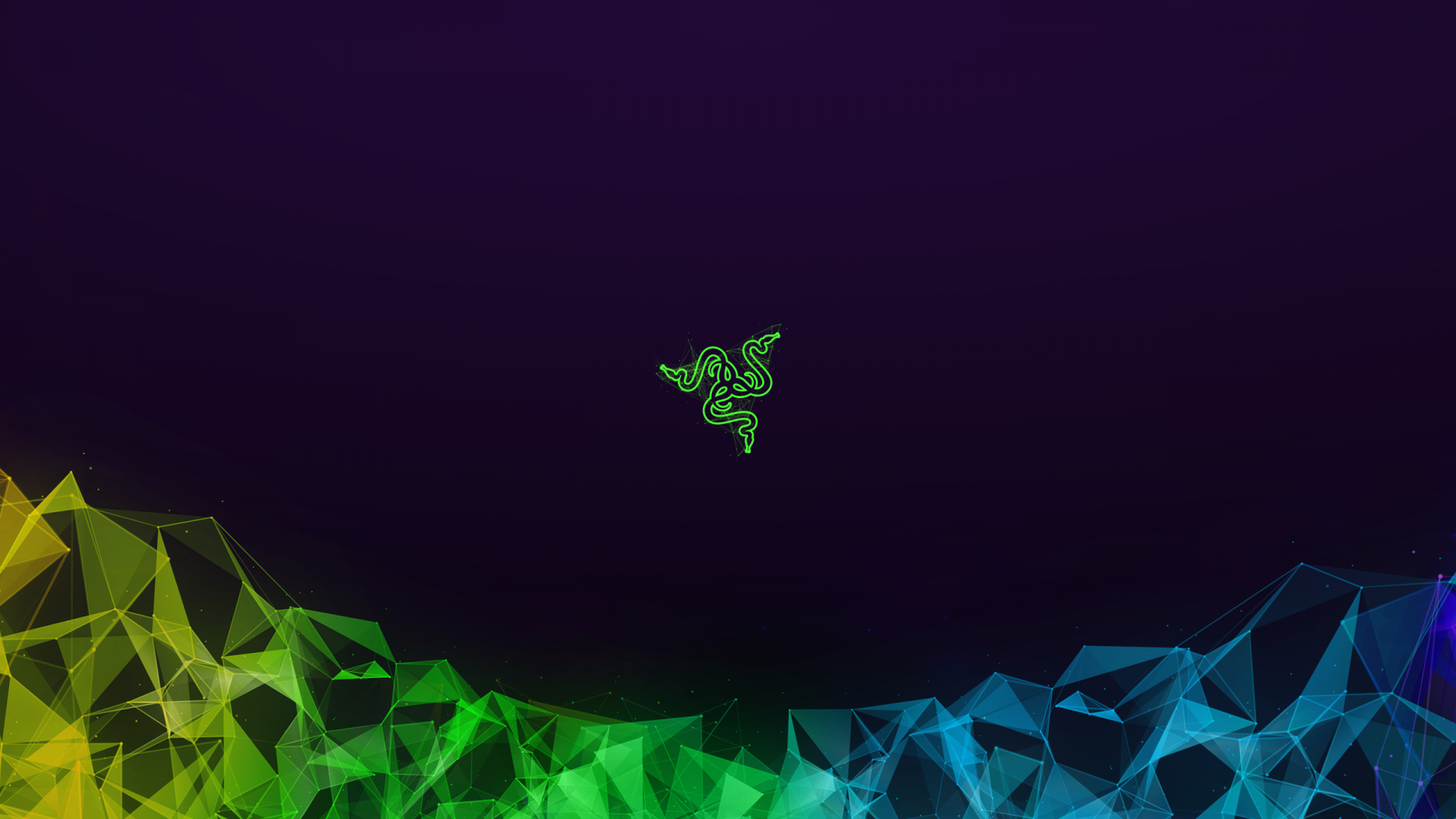 Razer, Triple Monitor, Digital Art, Gaming - Razer Hintergrund - HD Wallpaper 