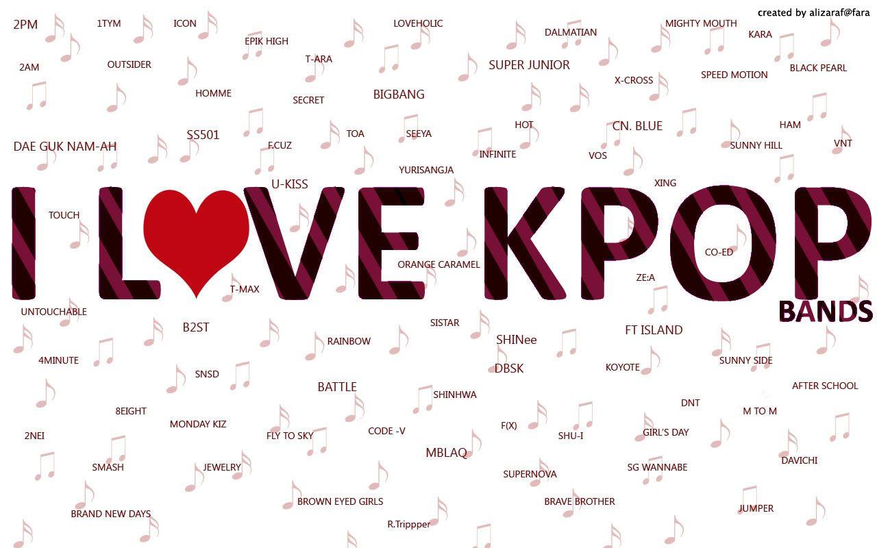 Kpop Logo Collage - Kpop Logo - HD Wallpaper 