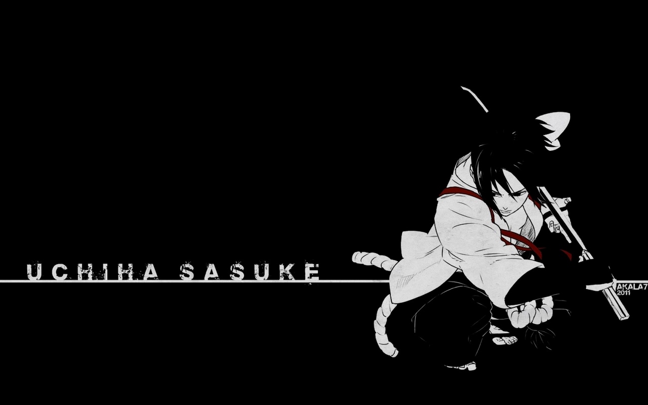 Wallpaper Uchiha Sasuke, Naruto, Art - Skypierr Inferno - HD Wallpaper 