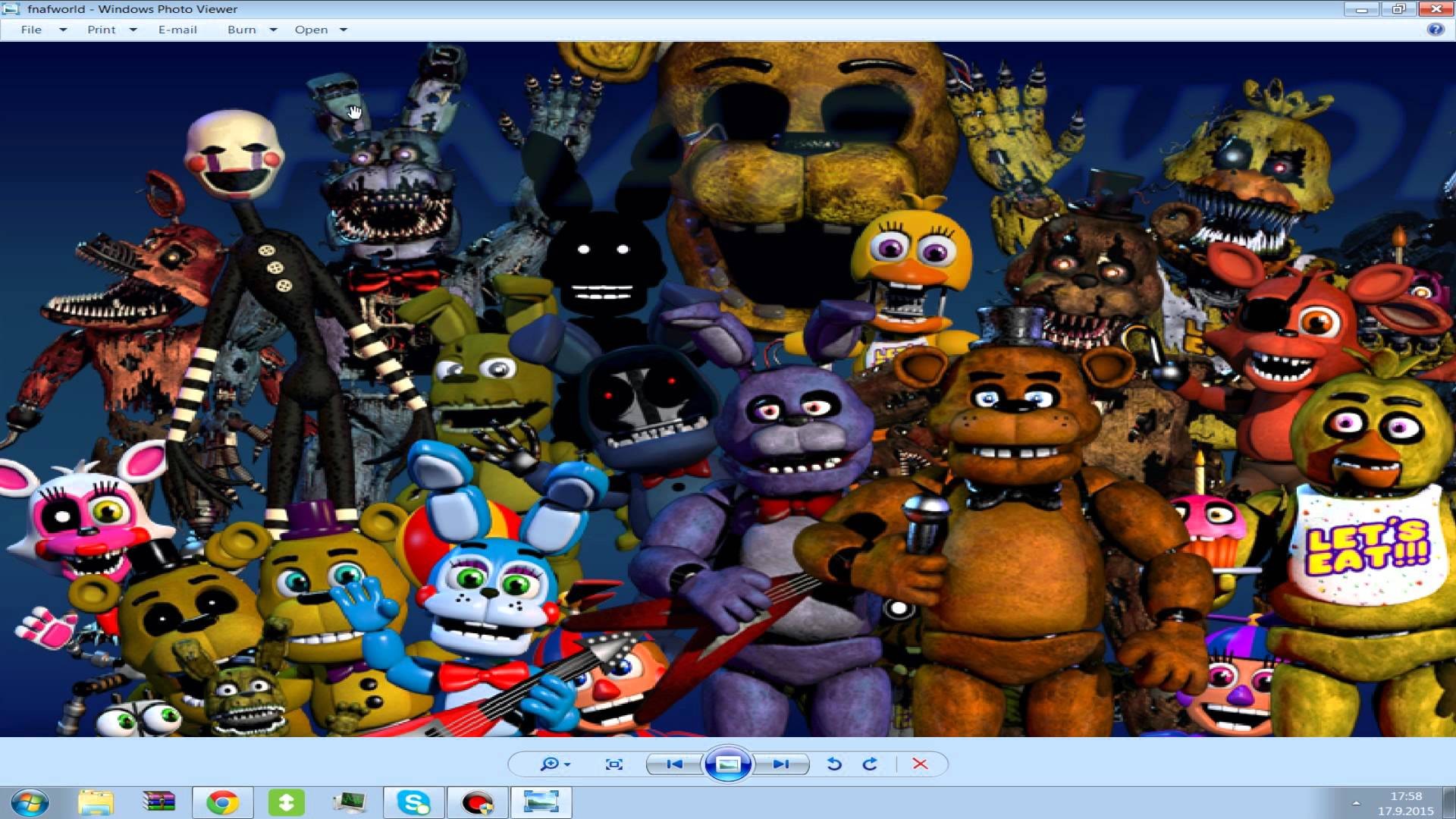 Full Size Fnaf Background 
 Src Full Size Fnaf Background - Fnaf Imagen Thank You - HD Wallpaper 