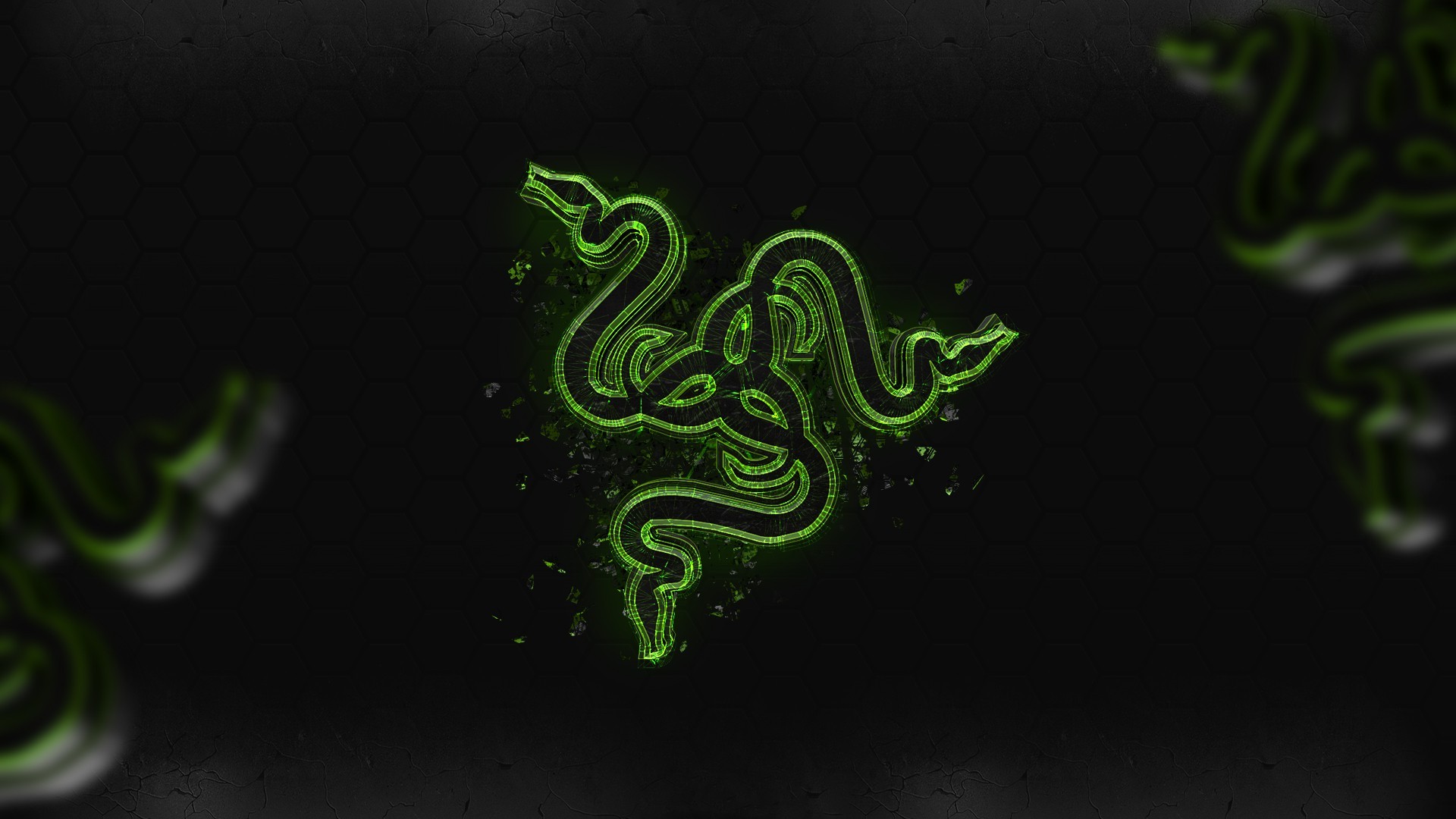 Razer Abstract - HD Wallpaper 