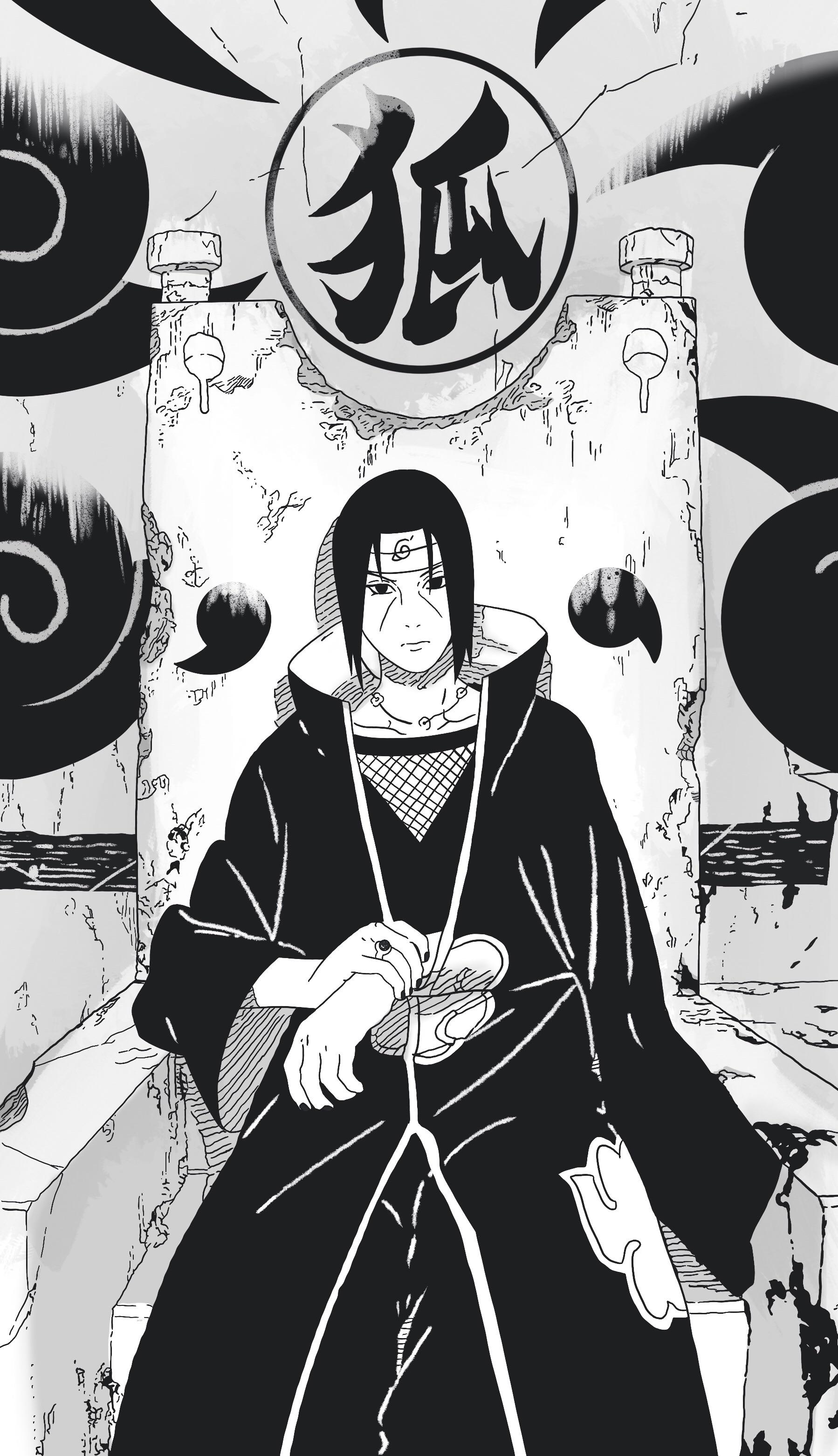 Naruto Shippuden Itachi Manga - HD Wallpaper 