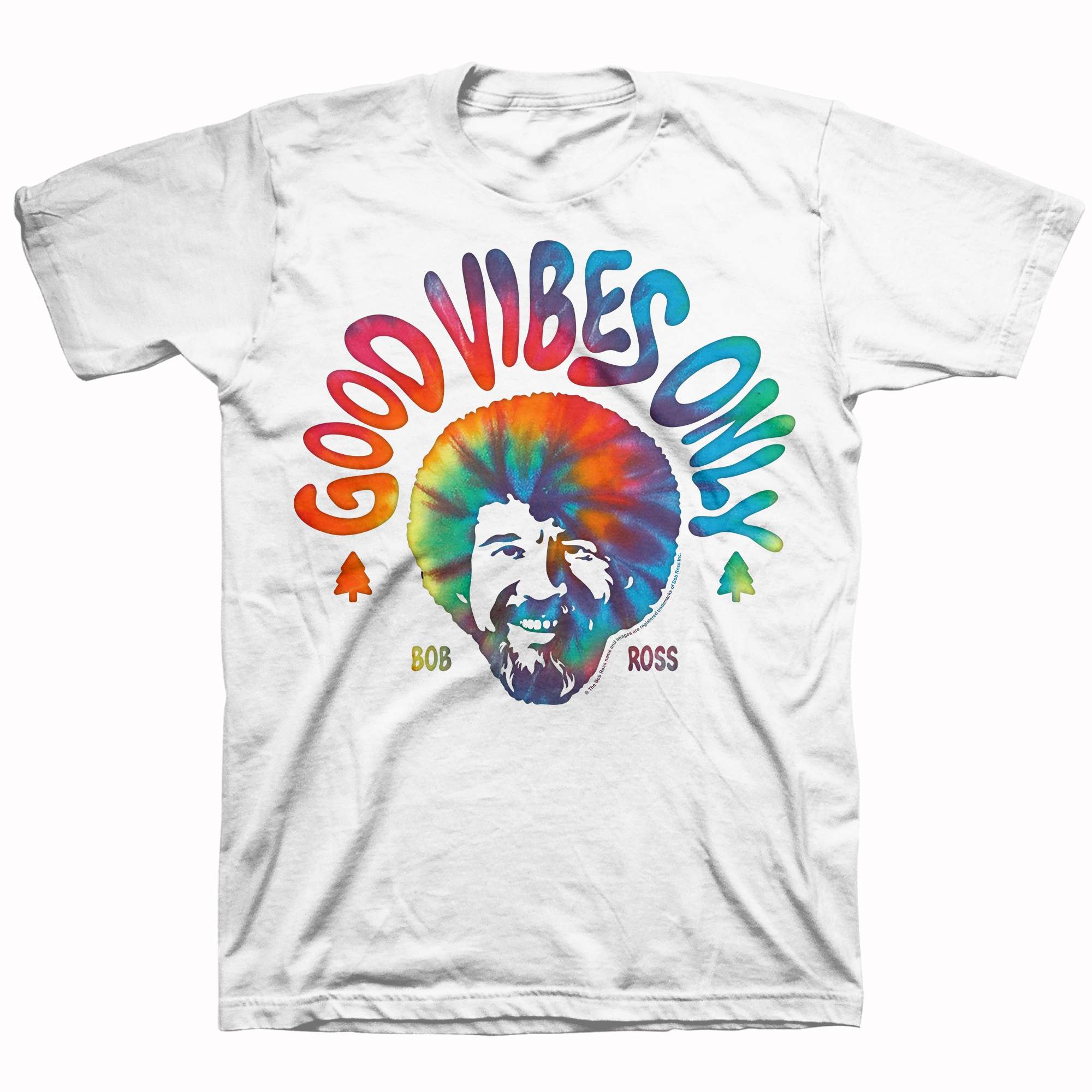 Bob Ross Good Vibes Only - HD Wallpaper 