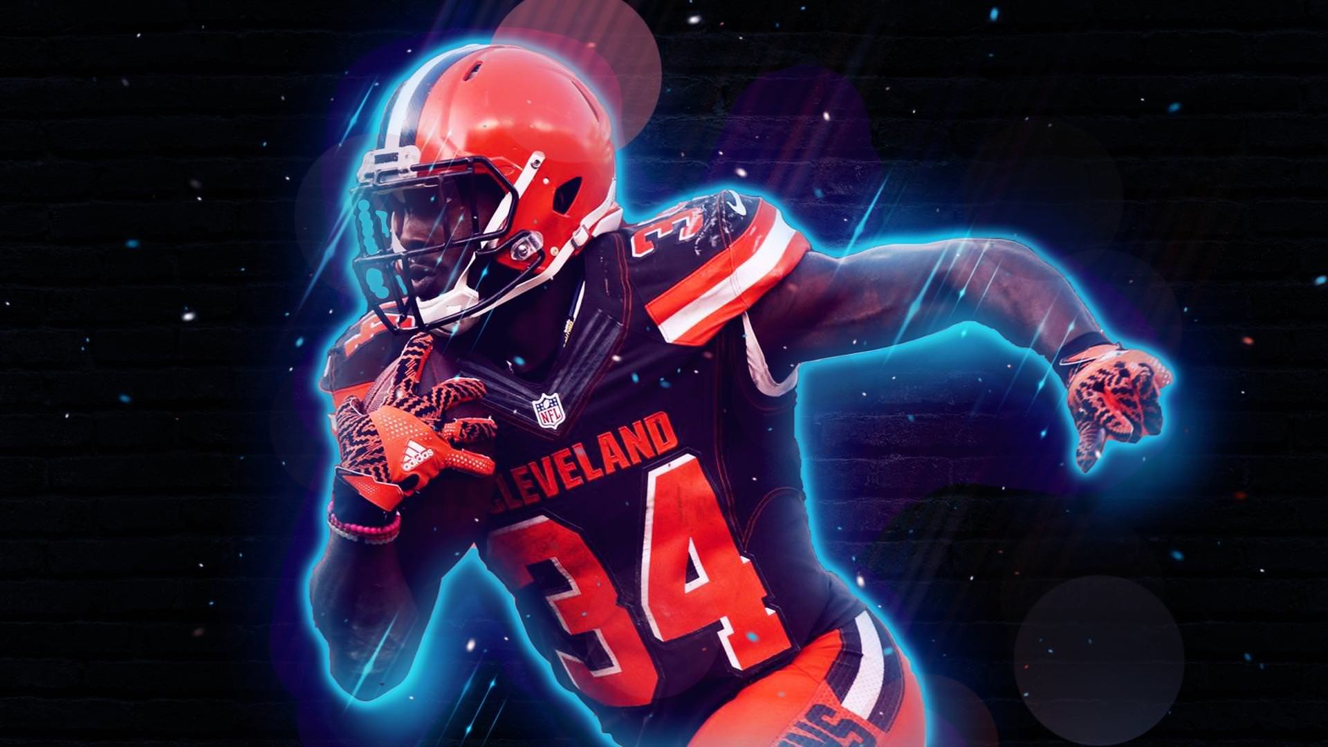 Isaiah Crowell Wallpaper - Running Back For Browns - HD Wallpaper 