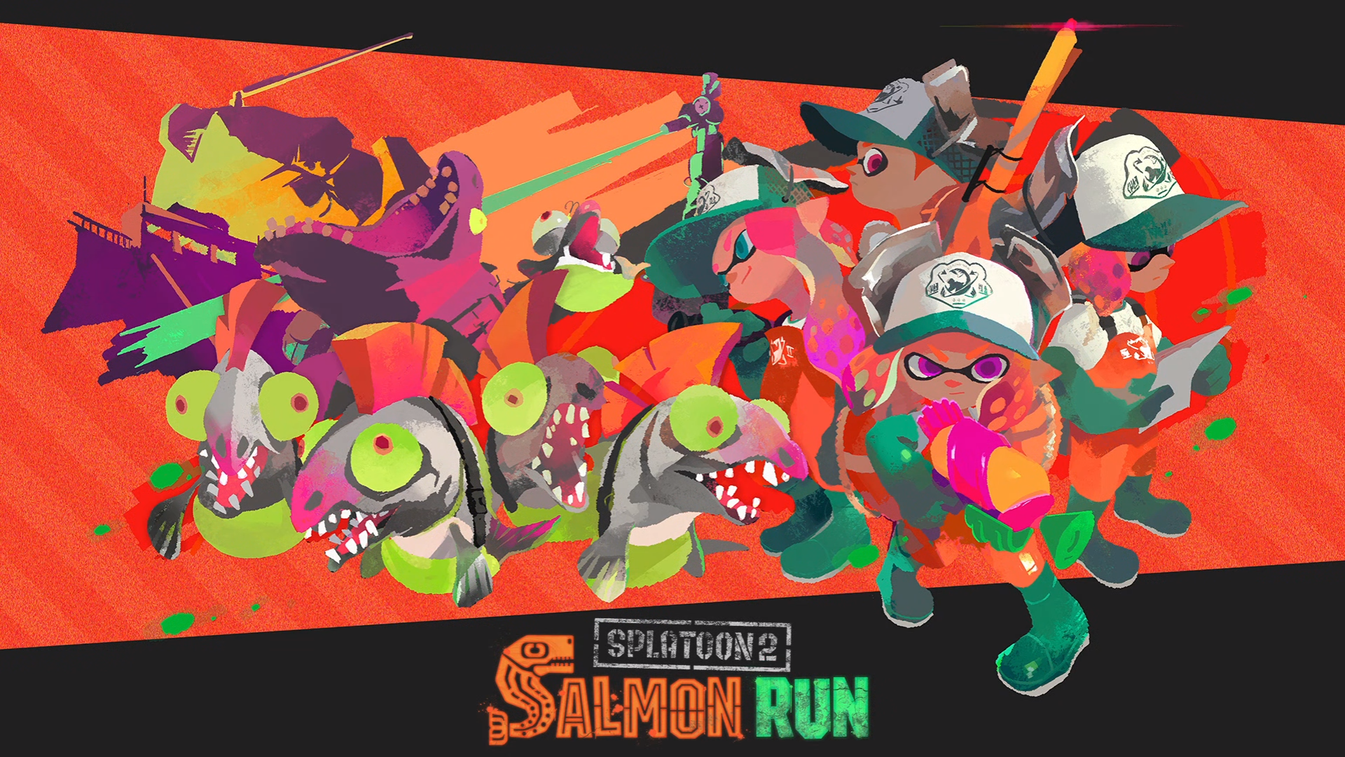 Splatoon 2 Salmon Run - HD Wallpaper 