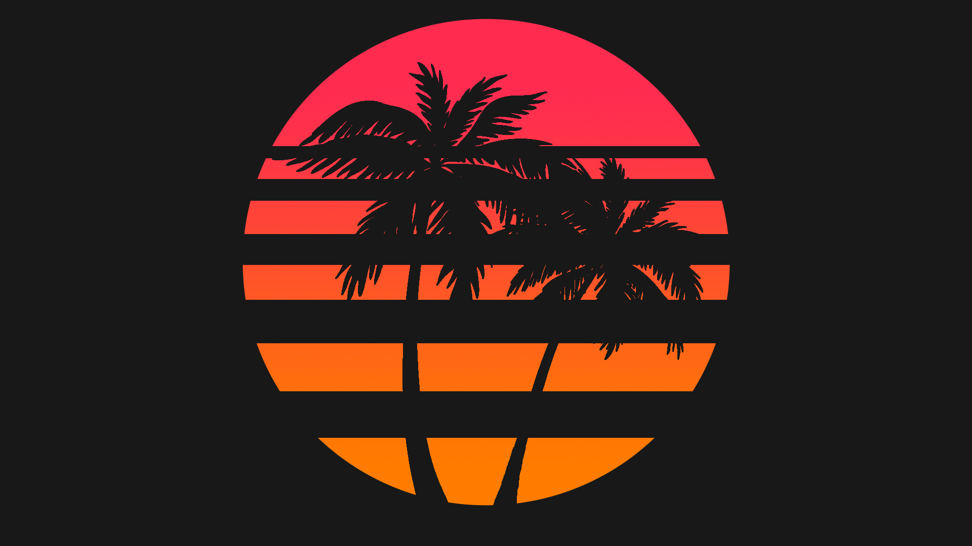 Retrowave Palm - HD Wallpaper 