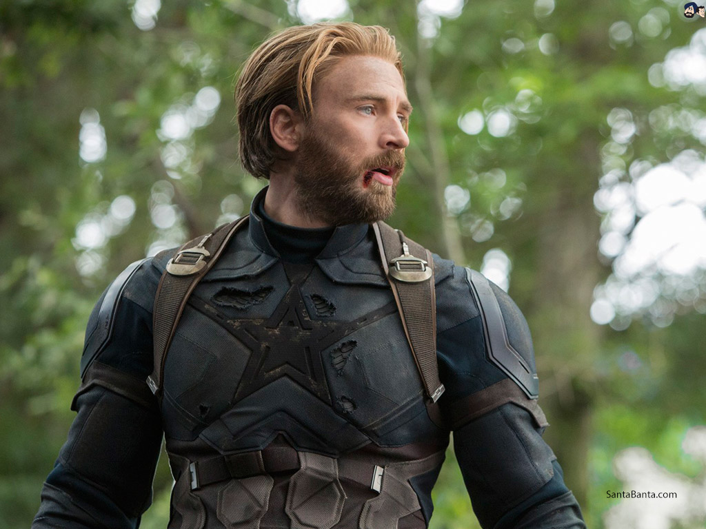 Avengers Infinity War - Chris Evans Capitaine America - HD Wallpaper 