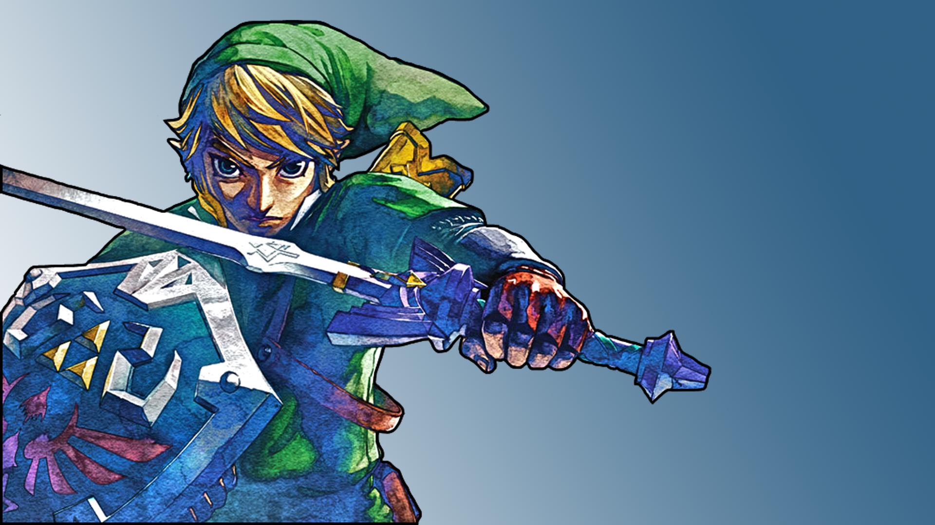 The Legend Of Zelda Skyward Sword Full Hd Wallpaper - Zelda Wallpaper Link Hd - HD Wallpaper 
