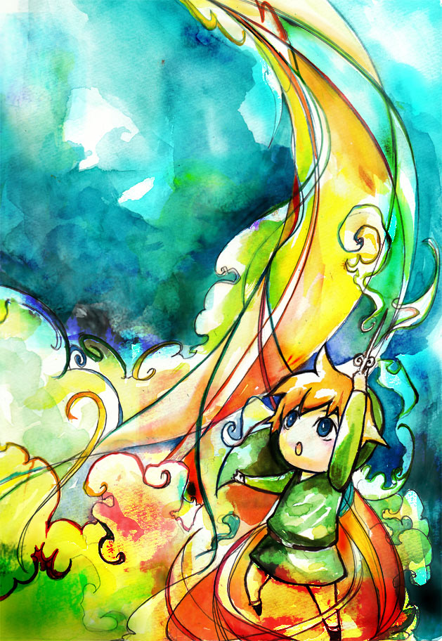 Zelda Wind Waker Storm - HD Wallpaper 